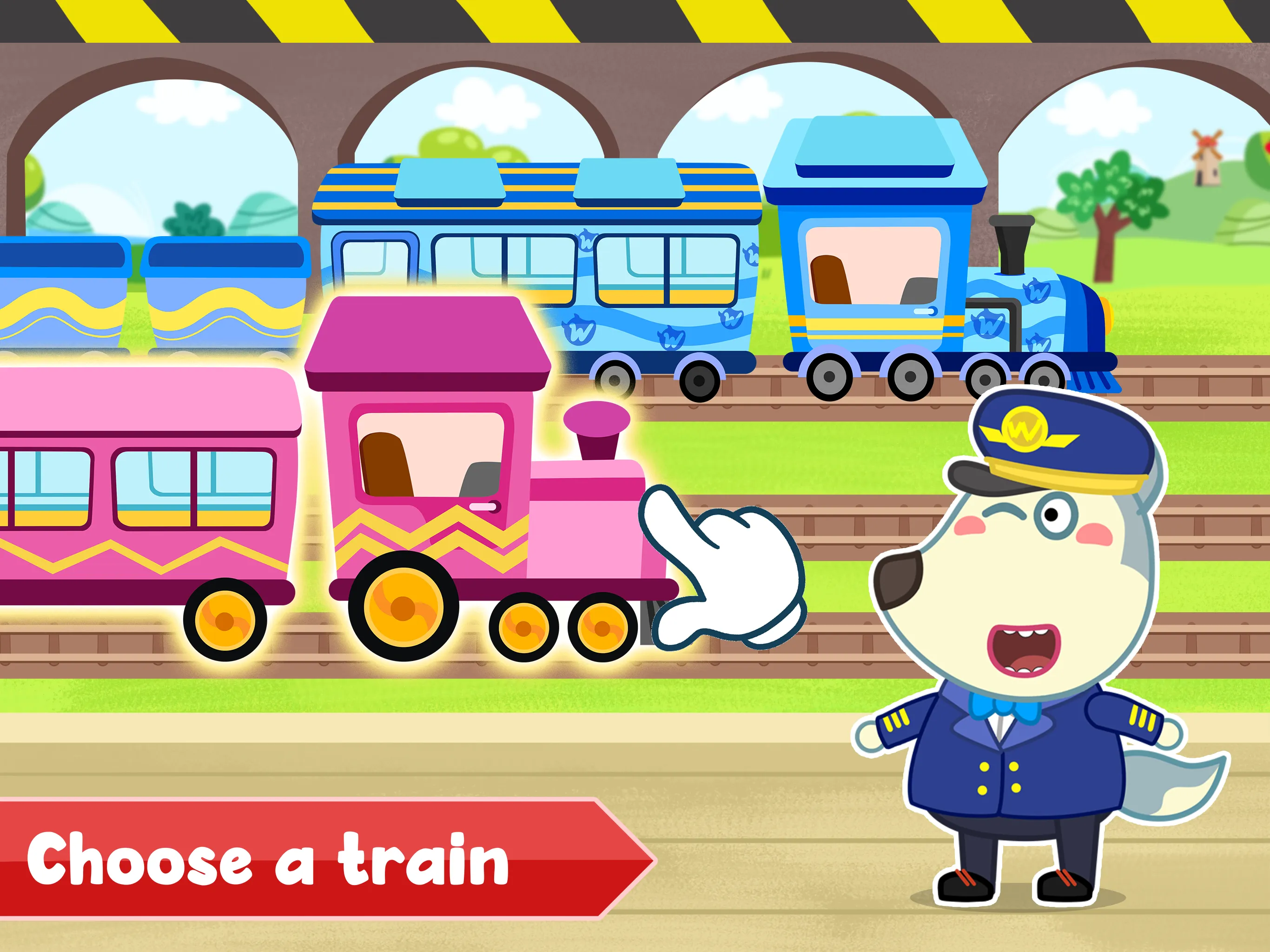 Wolfoo Train - Railway Station | Indus Appstore | Screenshot