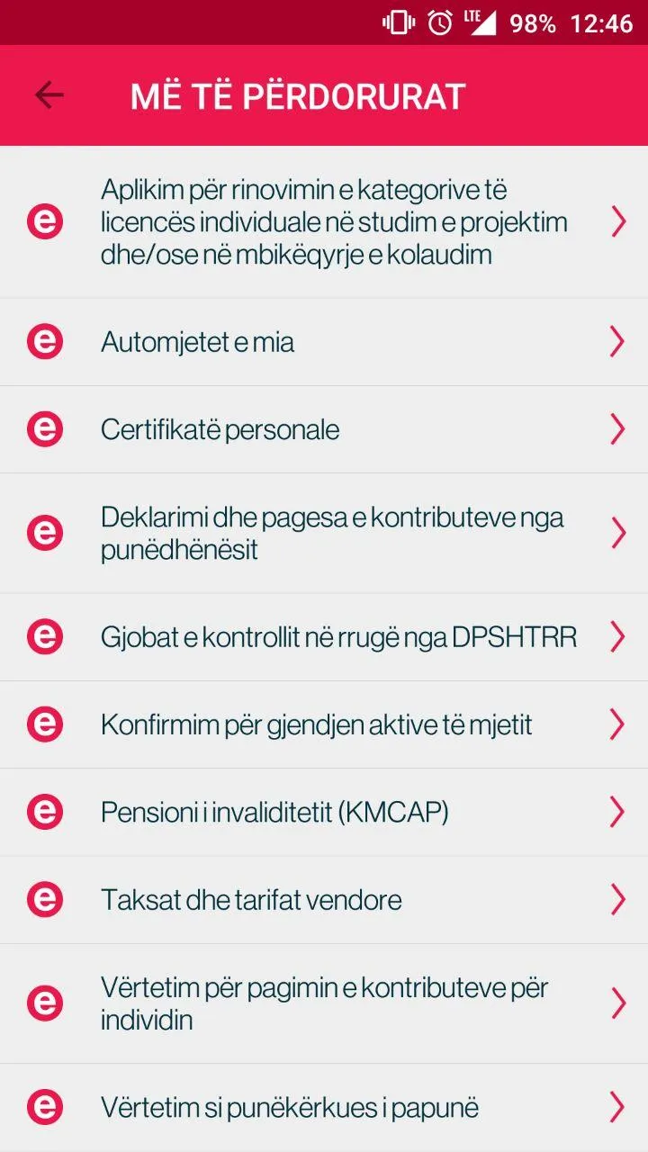 e-Albania | Indus Appstore | Screenshot
