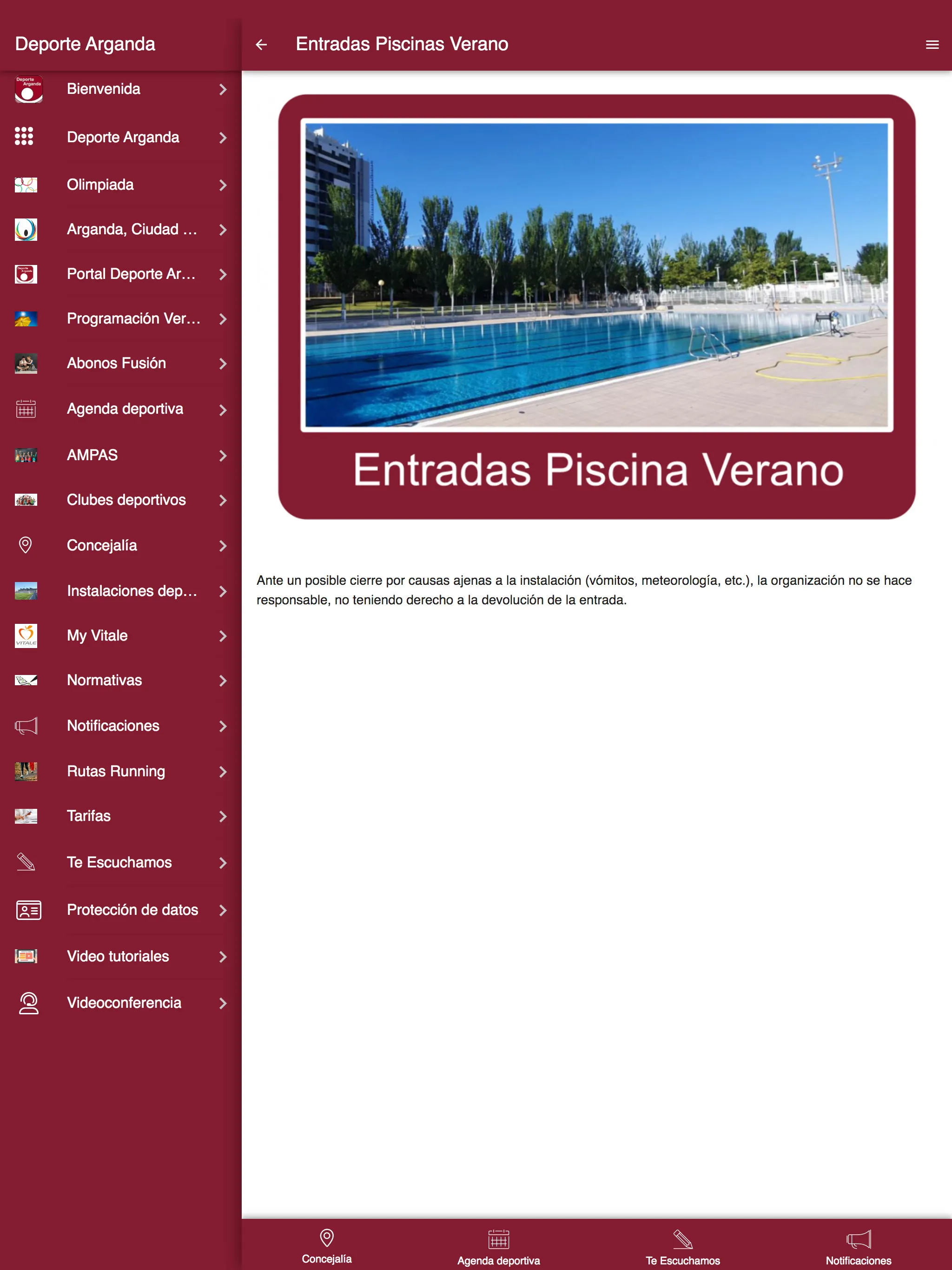 Deporte Arganda | Indus Appstore | Screenshot