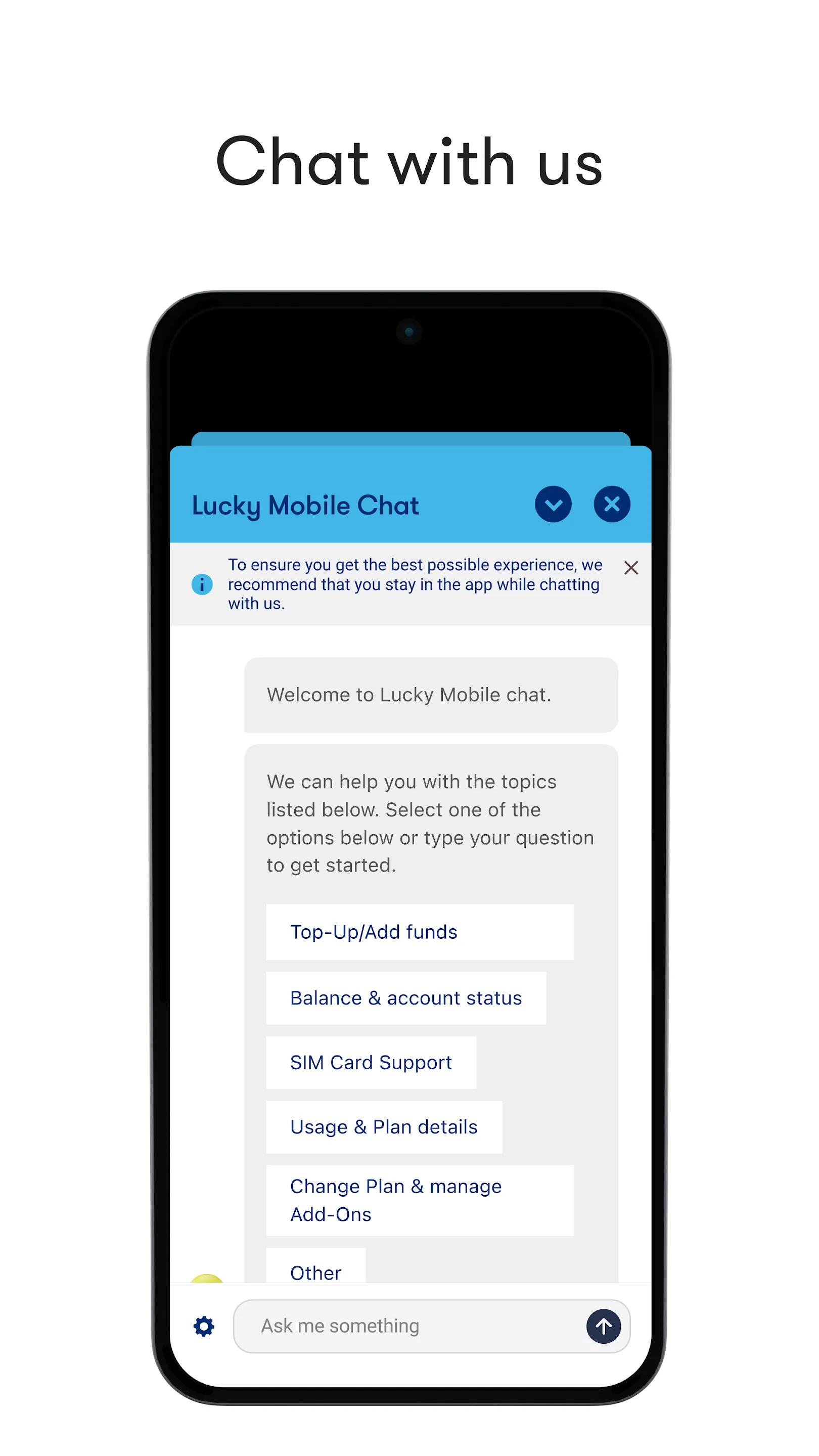 Lucky Mobile My Account | Indus Appstore | Screenshot