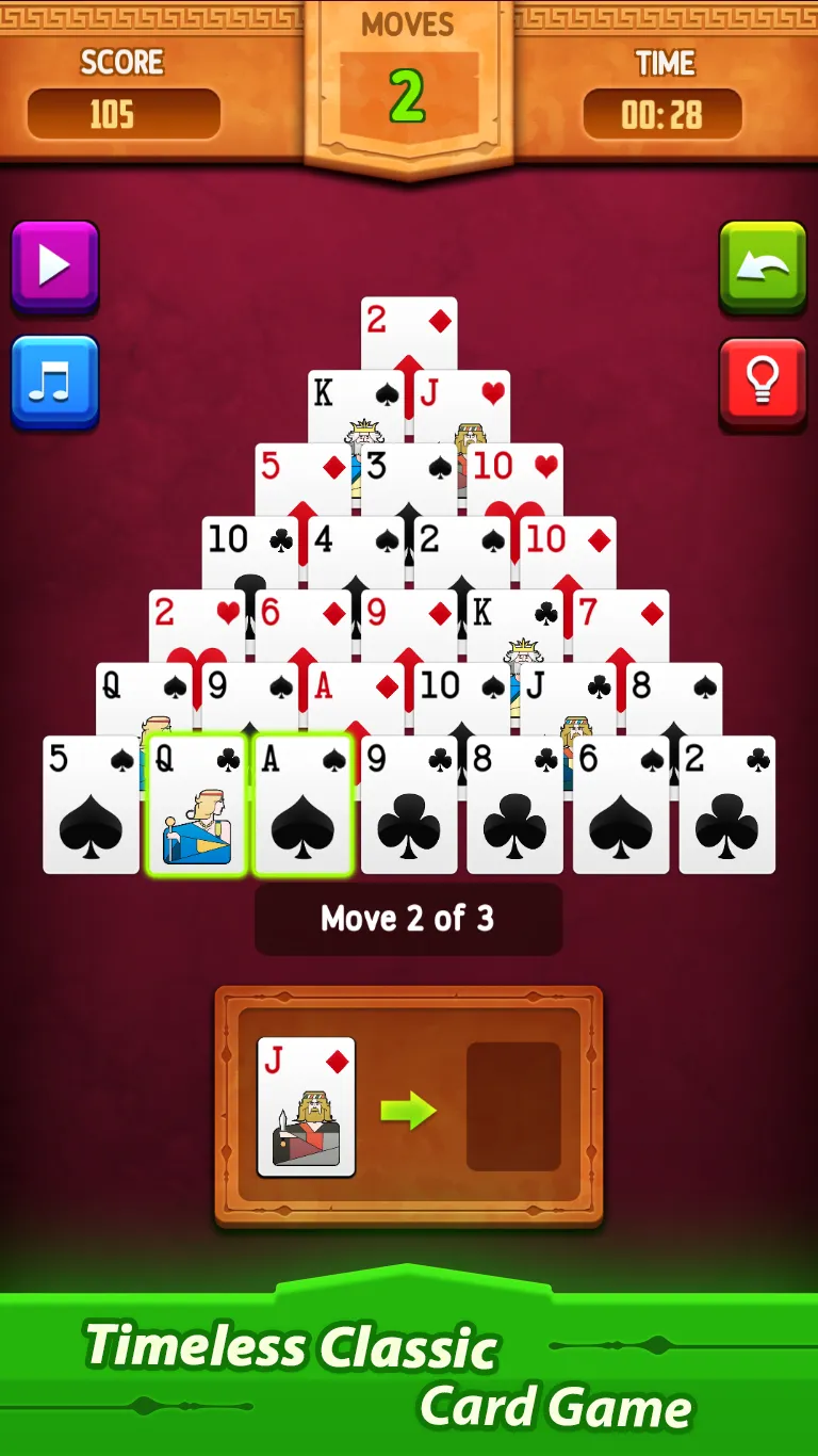 Pyramid Solitaire | Indus Appstore | Screenshot