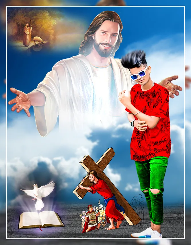 Jesus Photo Frame | Indus Appstore | Screenshot