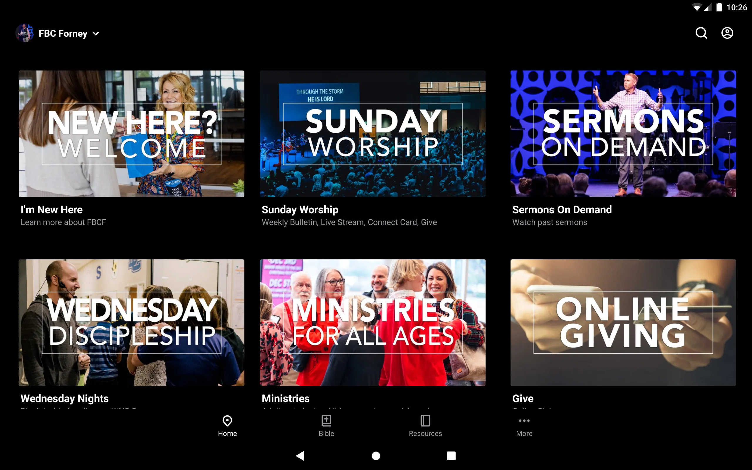 First Baptist Church Forney | Indus Appstore | Screenshot