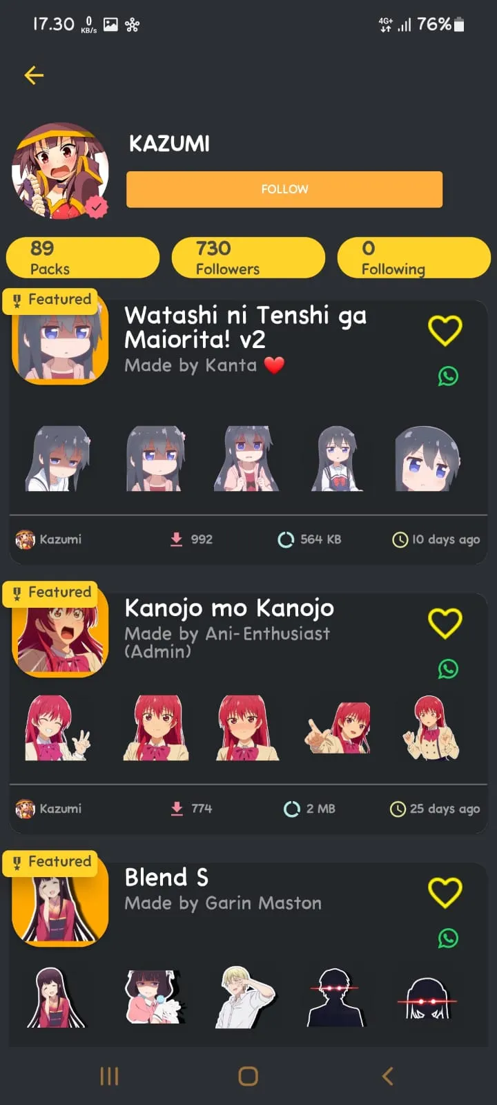 Anime Stickers For WASticker | Indus Appstore | Screenshot