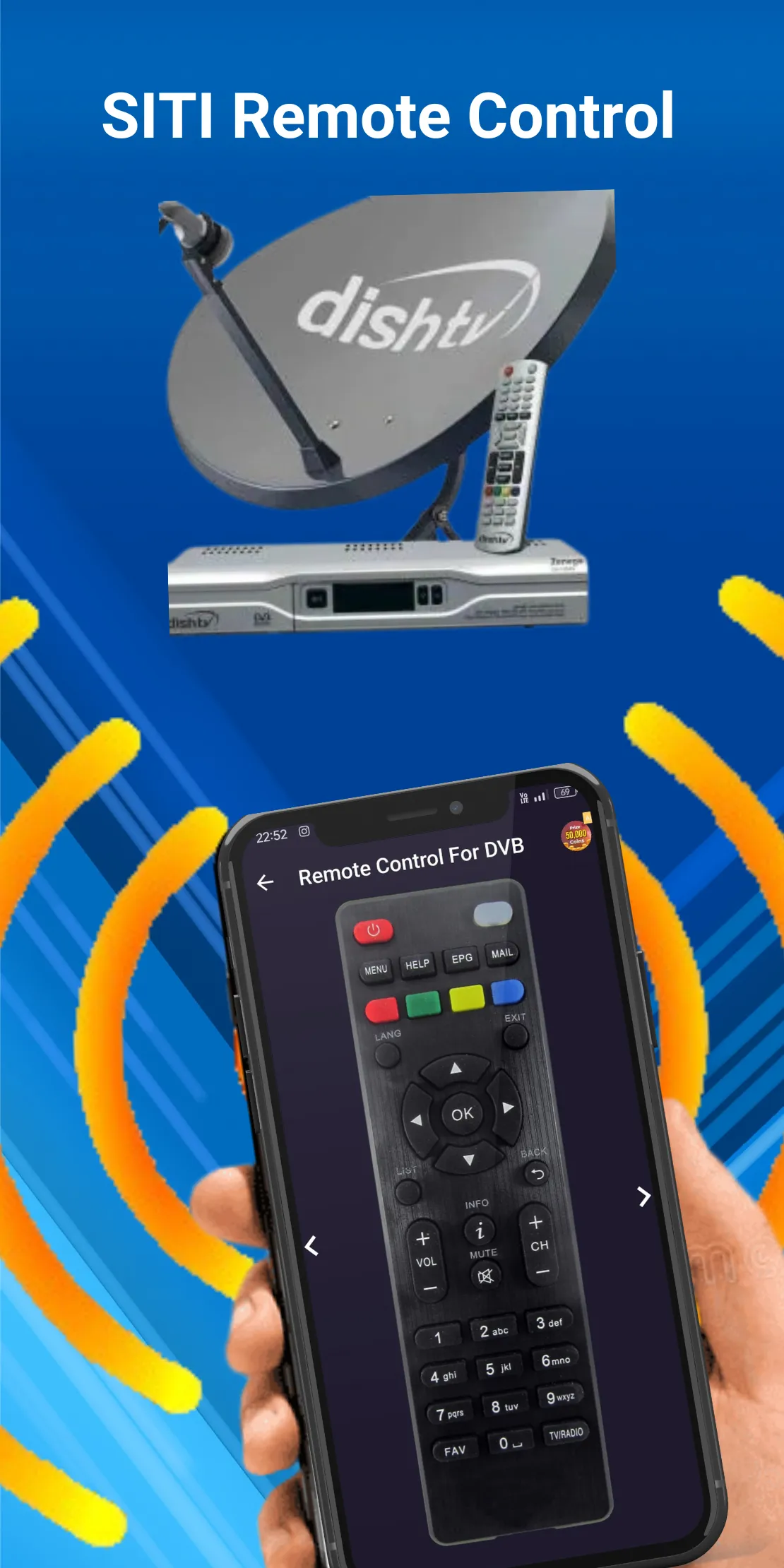 Remote Control Dish Cable Box | Indus Appstore | Screenshot