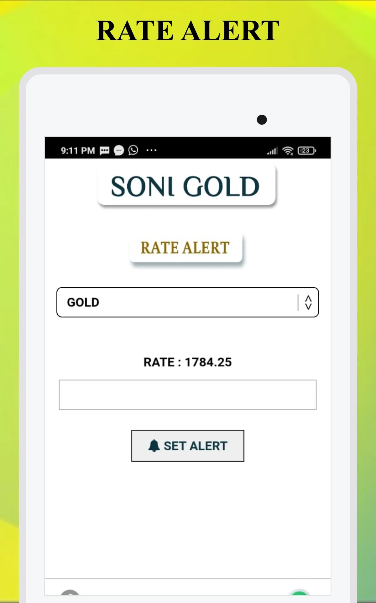 Soni Gold | Indus Appstore | Screenshot