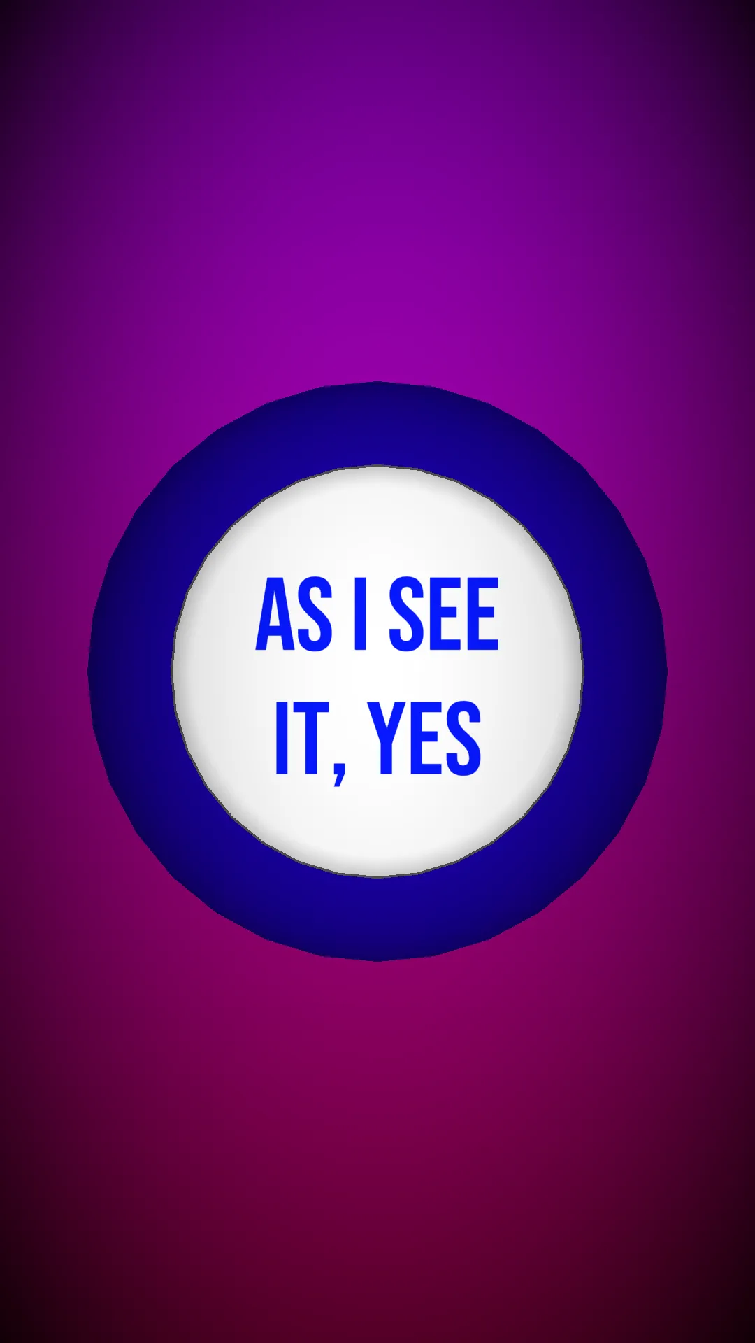 Magic 8 Ball Live Wallpaper 3D | Indus Appstore | Screenshot