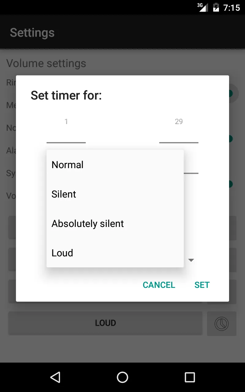 Volume settings | Indus Appstore | Screenshot