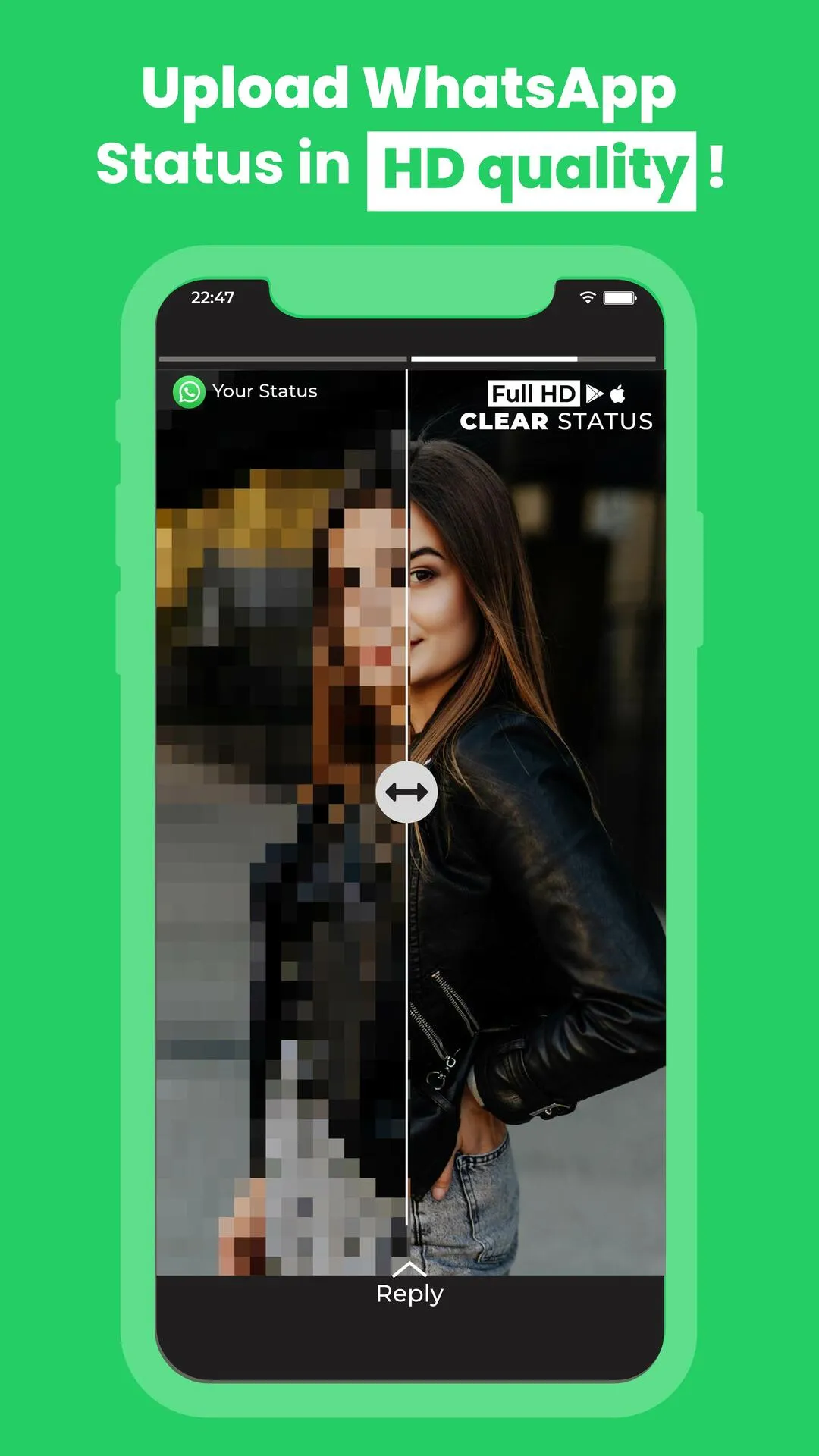 Clear Status - No Blur Status | Indus Appstore | Screenshot