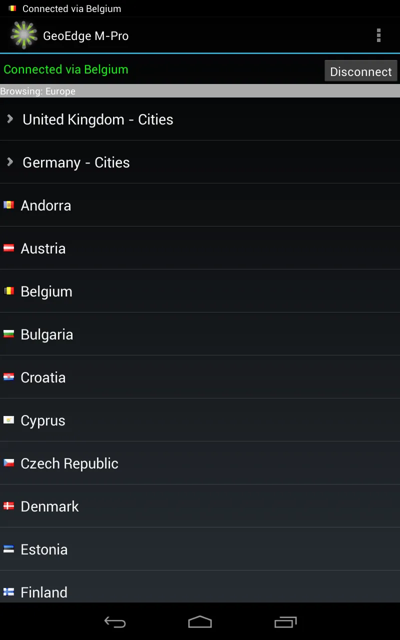 Geoedge Global Proxy App | Indus Appstore | Screenshot