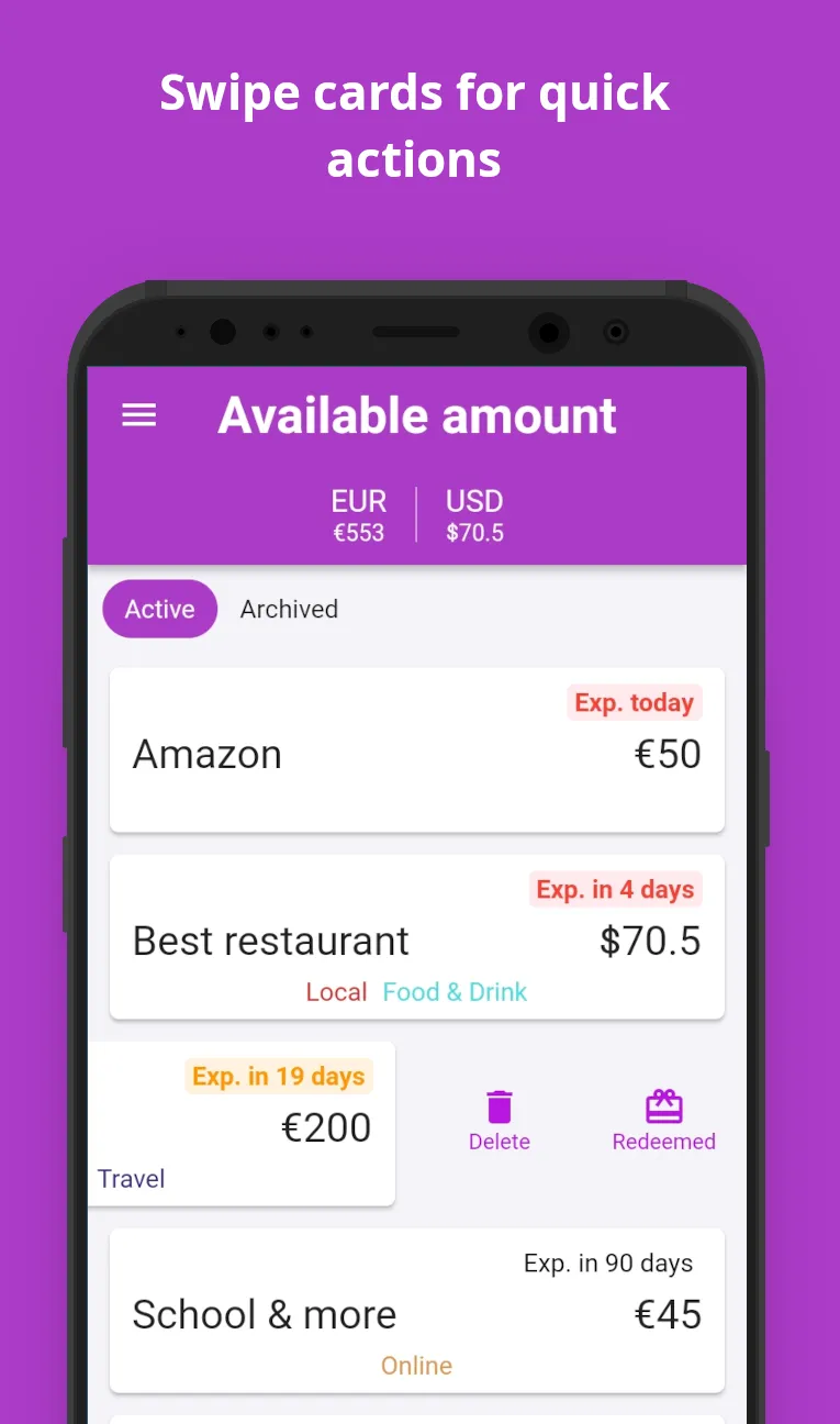 Coupons Vouchers by myeasyqpon | Indus Appstore | Screenshot