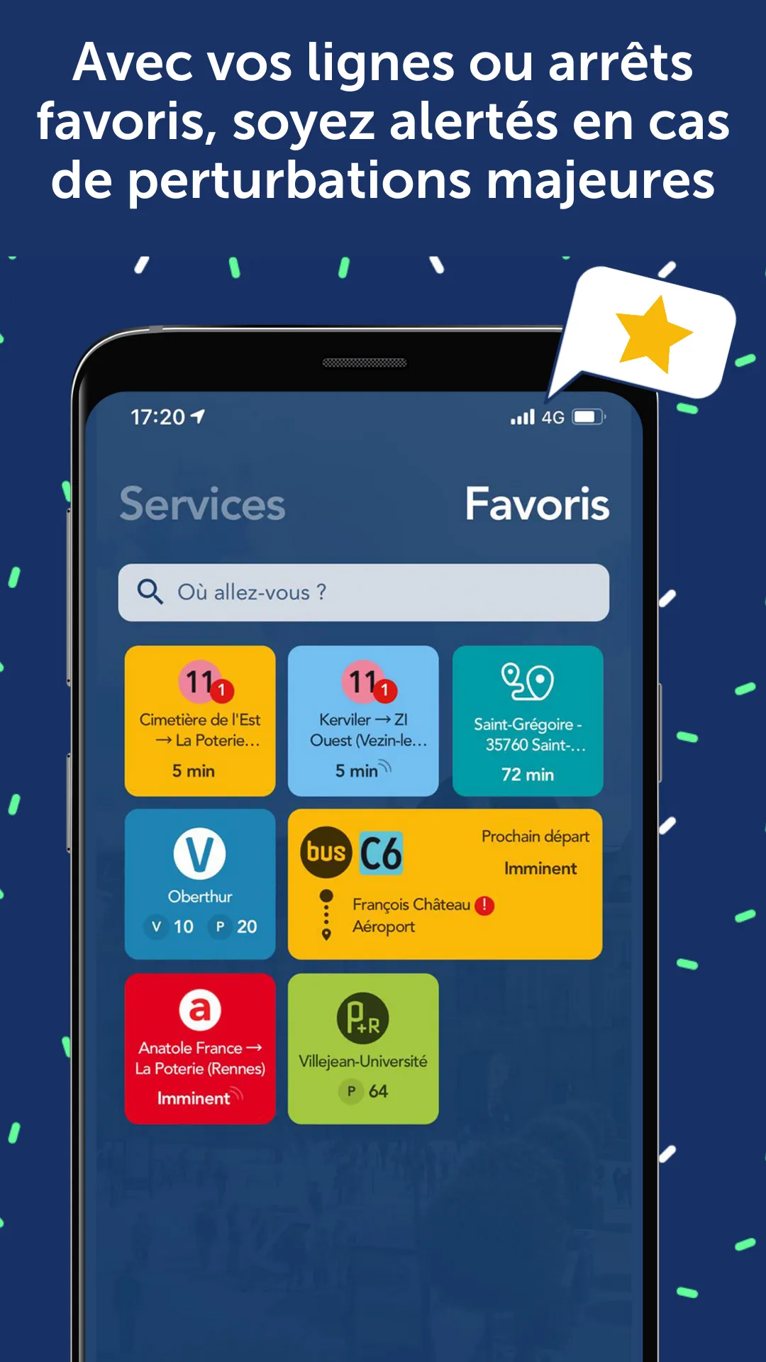 STAR : bus, métro à Rennes | Indus Appstore | Screenshot