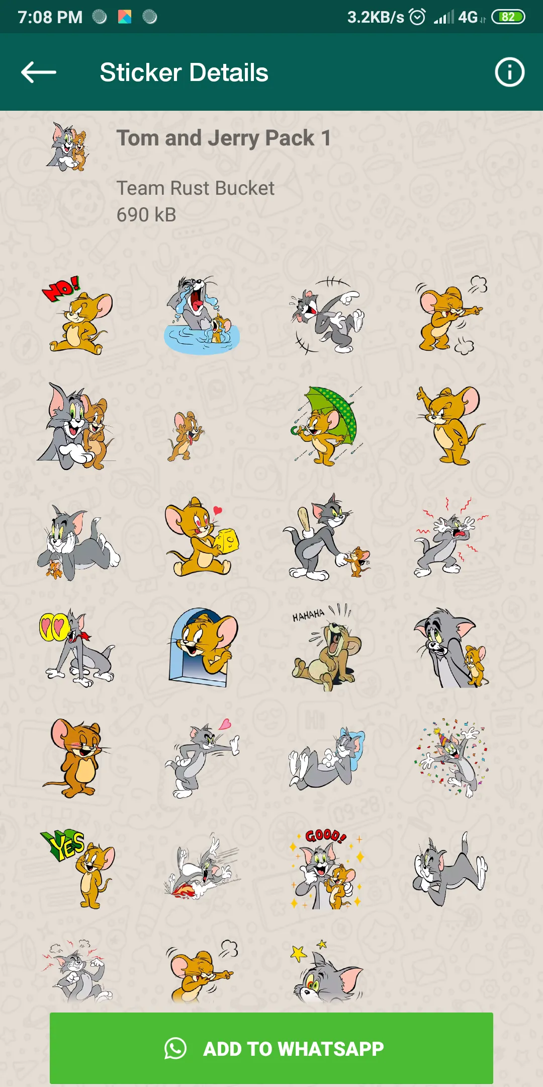 Cartoon Stickers for Whatsapp | Indus Appstore | Screenshot