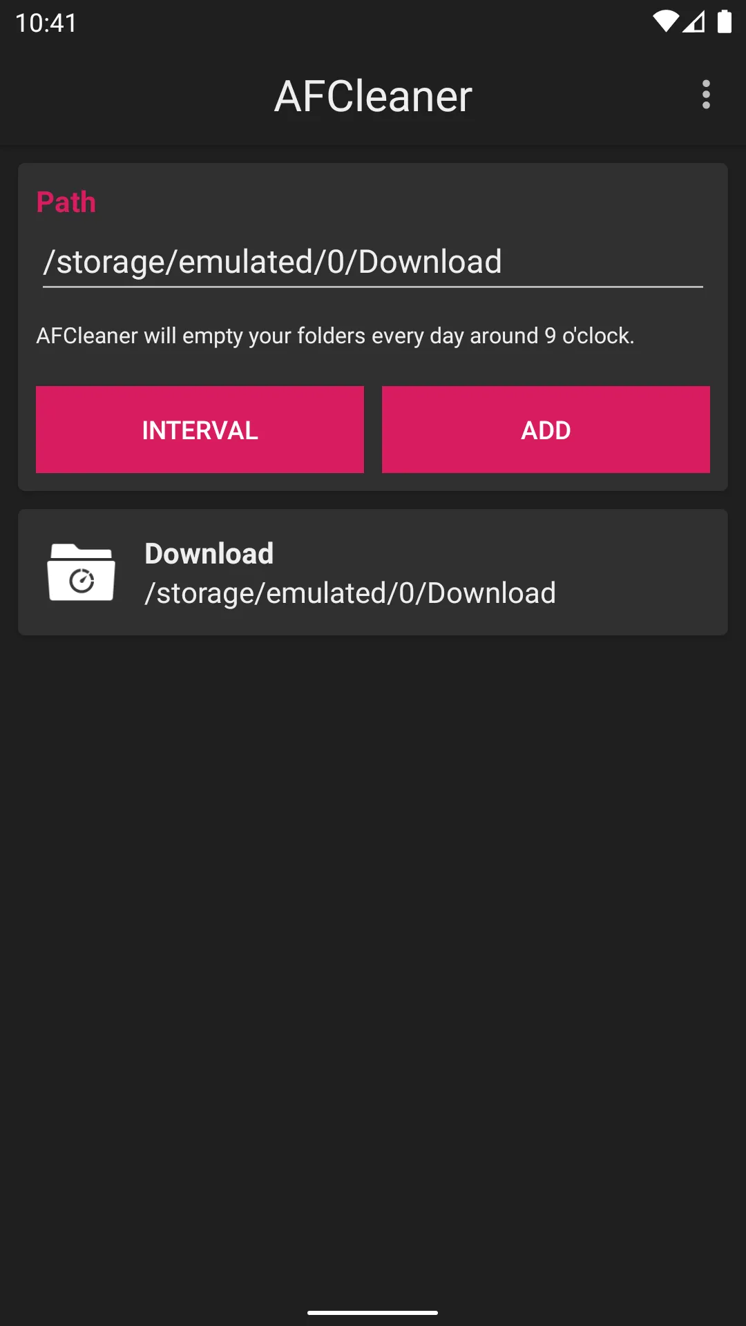 Auto Folder Cleaner | Indus Appstore | Screenshot