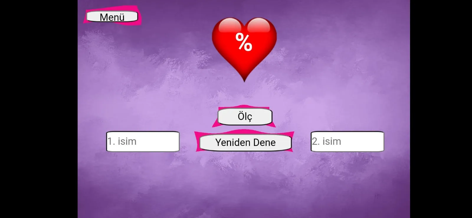 İsimli Aşk Testi - Aşk Ölçer | Indus Appstore | Screenshot