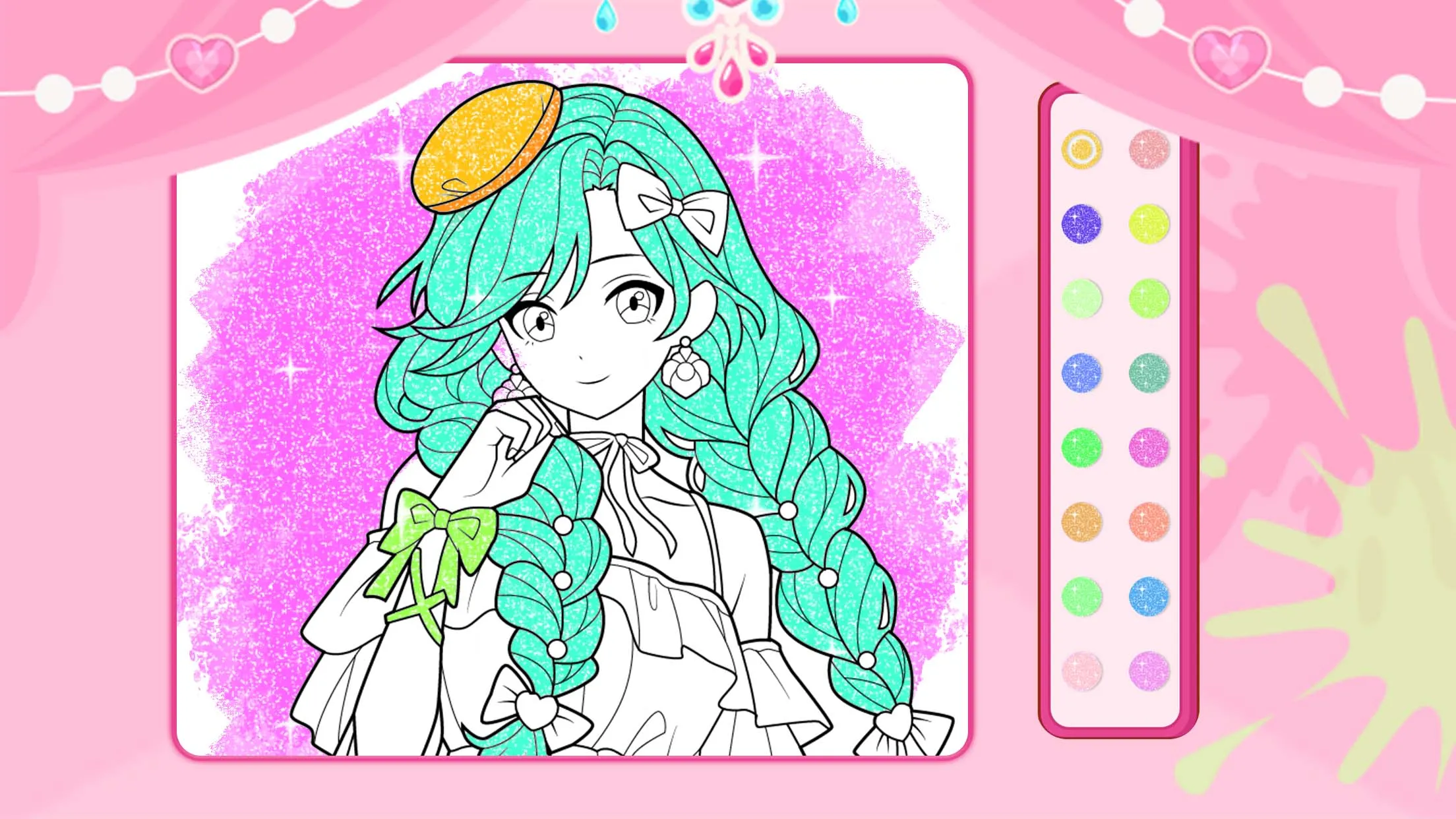 Glitter Beauty Color For Kids | Indus Appstore | Screenshot