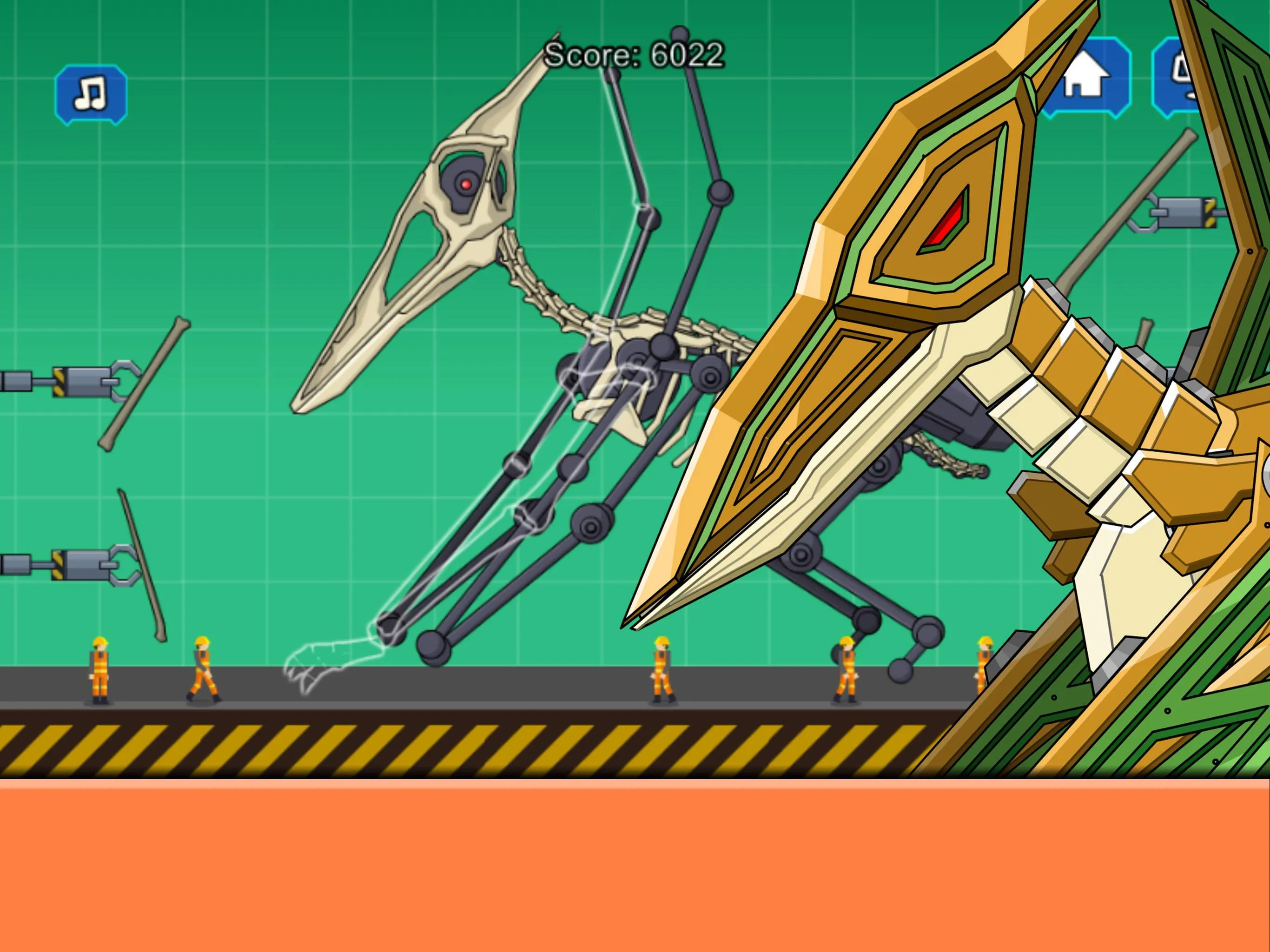 Pterosaur Dino Fossils Robot | Indus Appstore | Screenshot