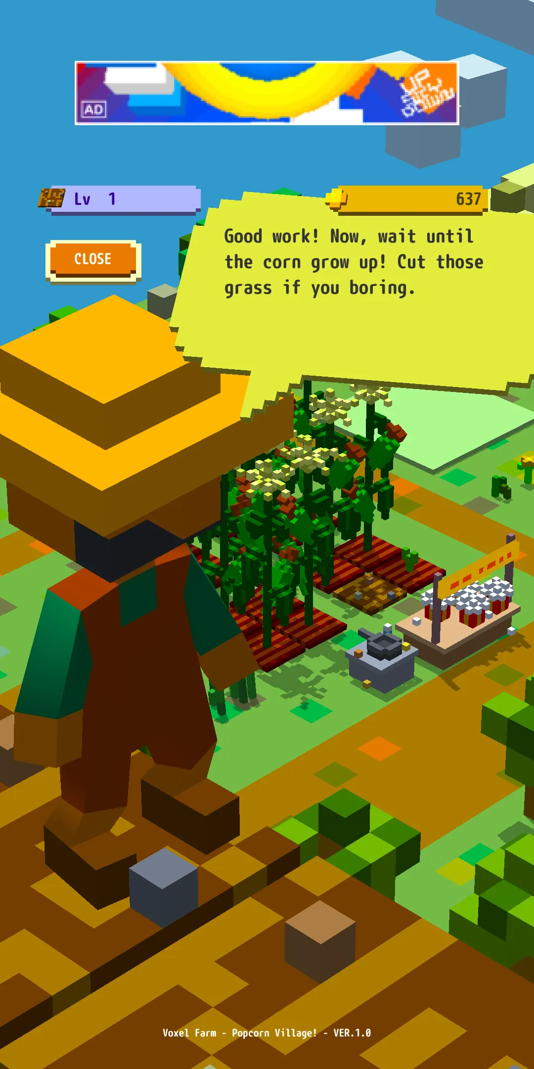 Voxel Farm - Popcorn Village - | Indus Appstore | Screenshot