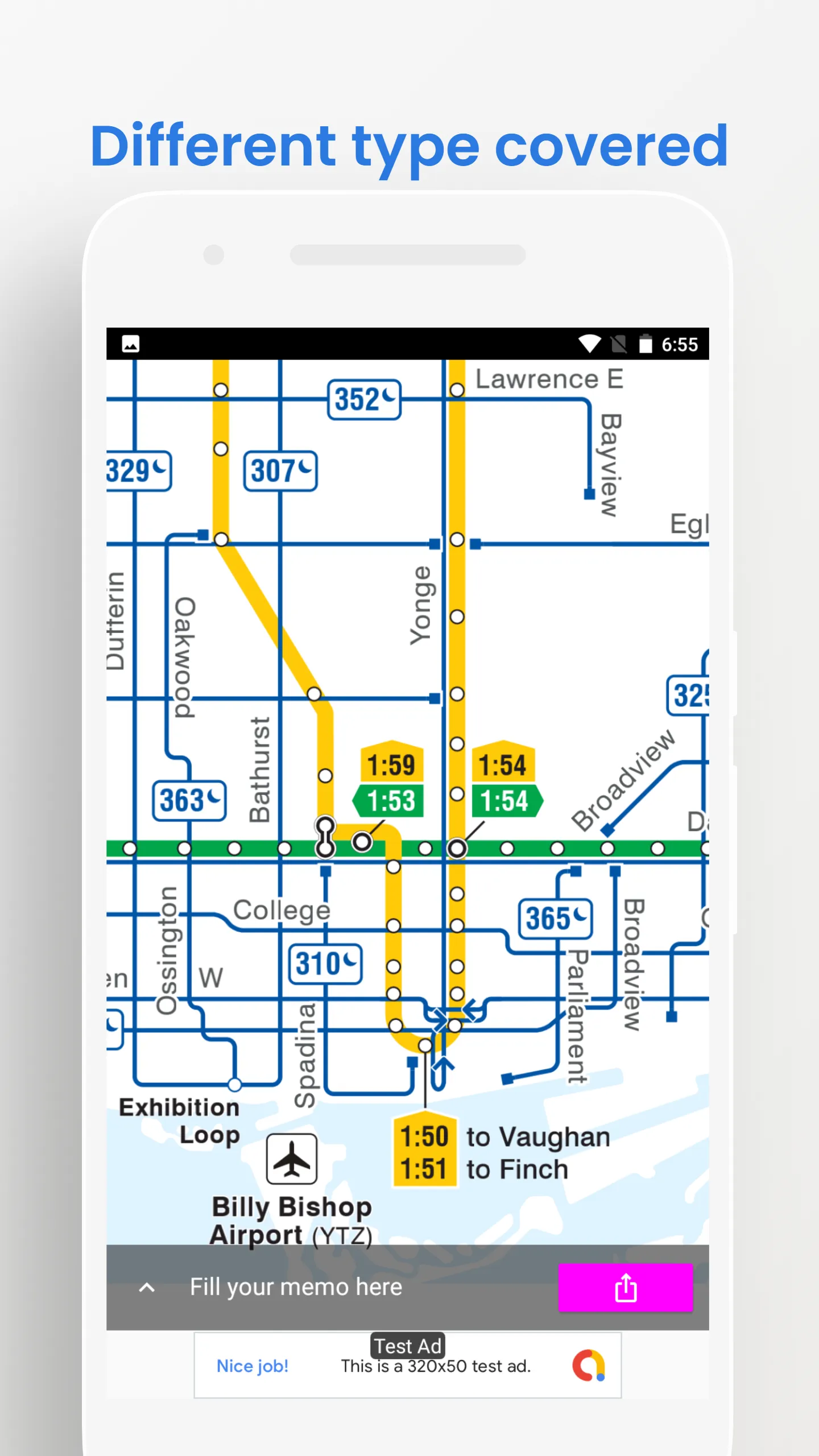 Toronto Bus Subway Map Travel | Indus Appstore | Screenshot