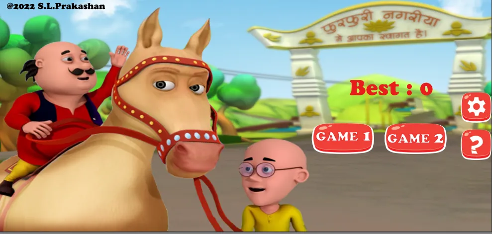 Motu Patlu Horse Riding | Indus Appstore | Screenshot