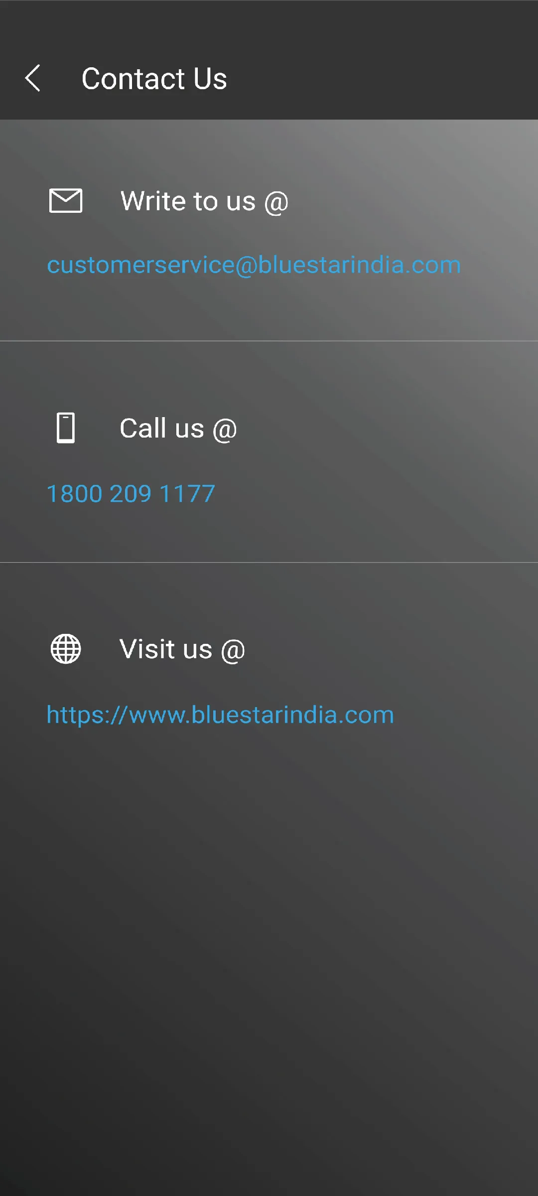 Blue Star Smart AC | Indus Appstore | Screenshot