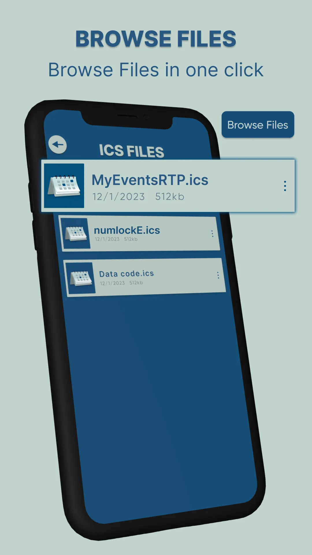 ICS File Viewer - File Reader | Indus Appstore | Screenshot