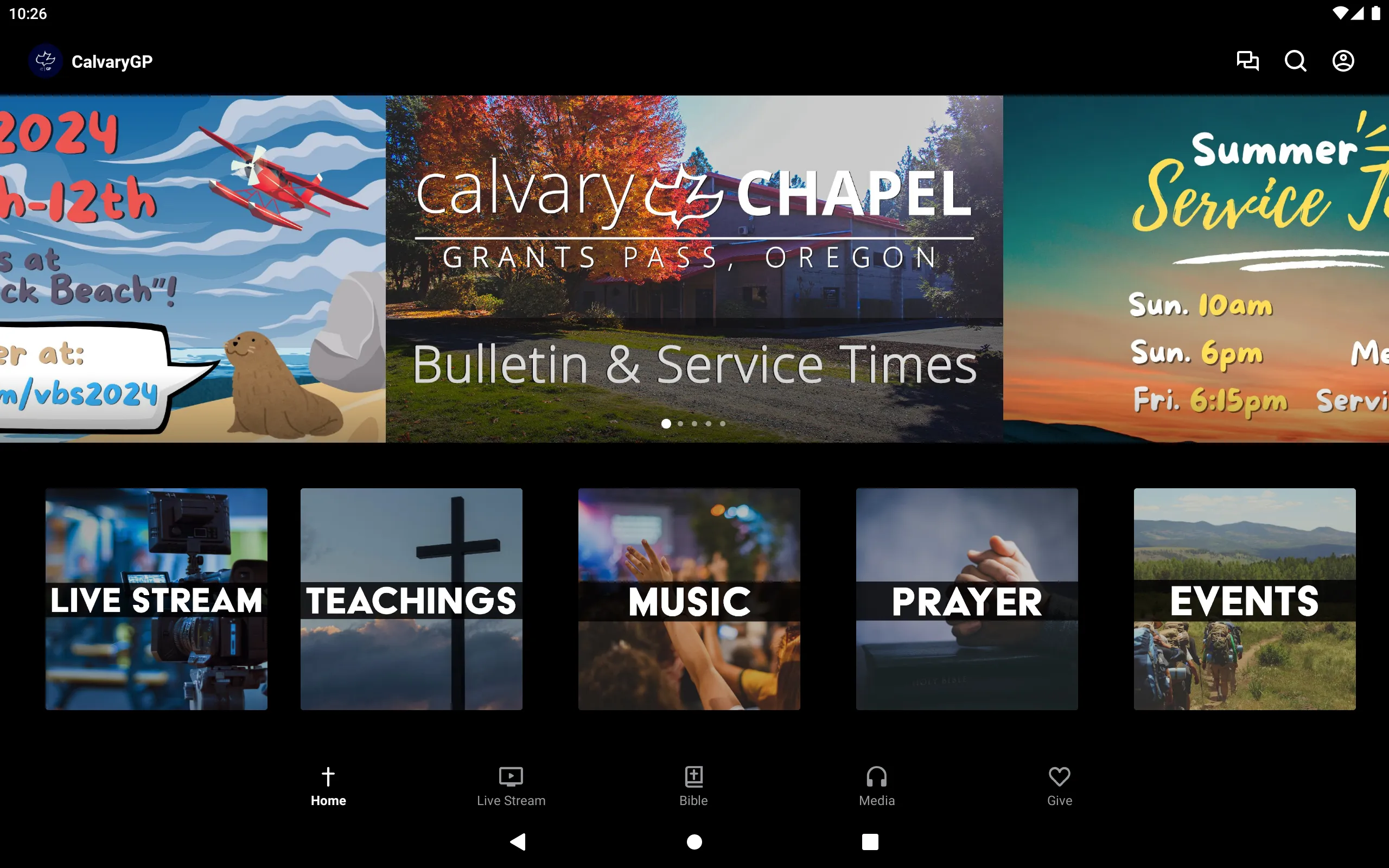 Calvary Chapel Grants Pass | Indus Appstore | Screenshot