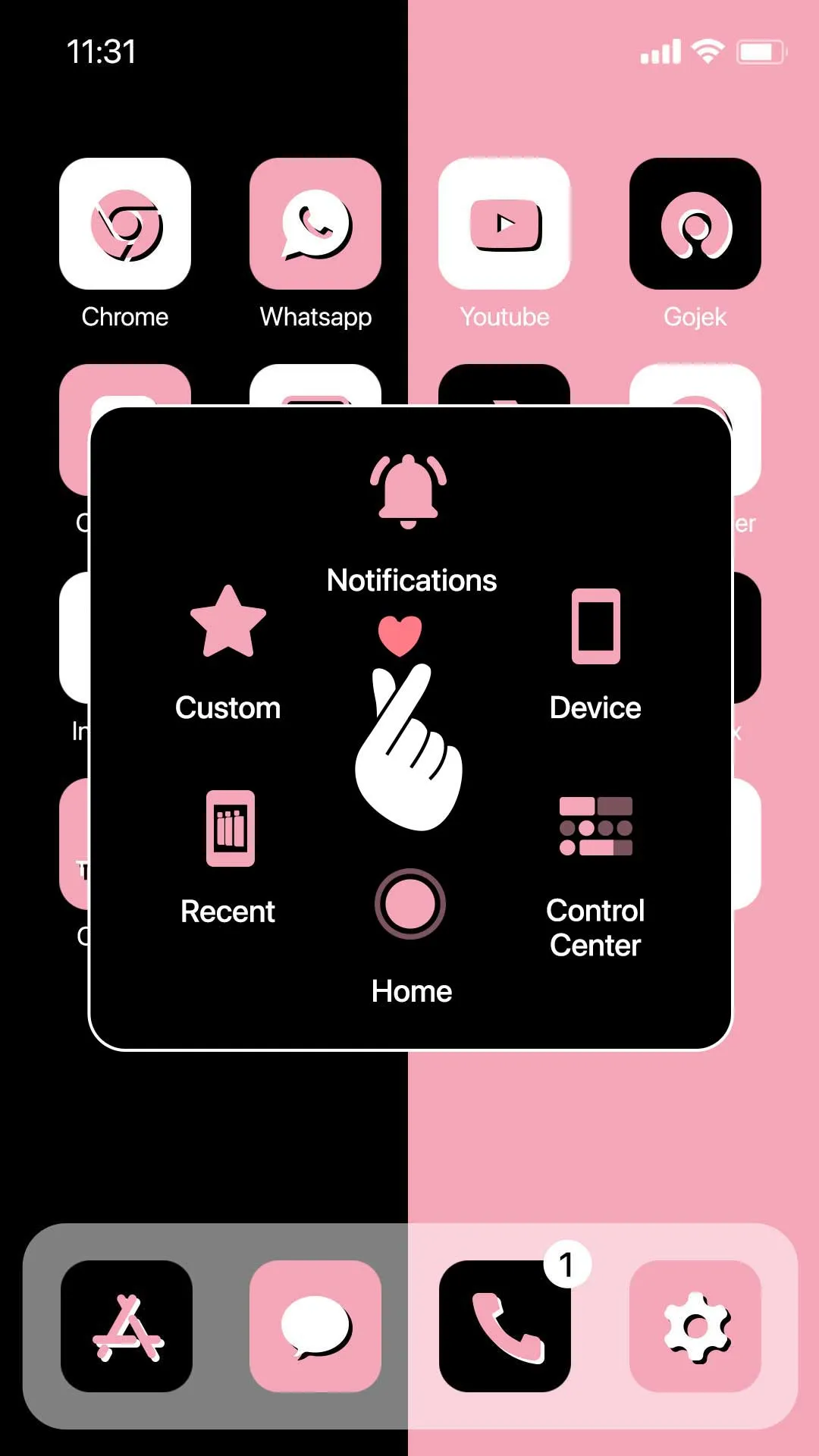 Wow DarkPink Theme - Icon Pack | Indus Appstore | Screenshot