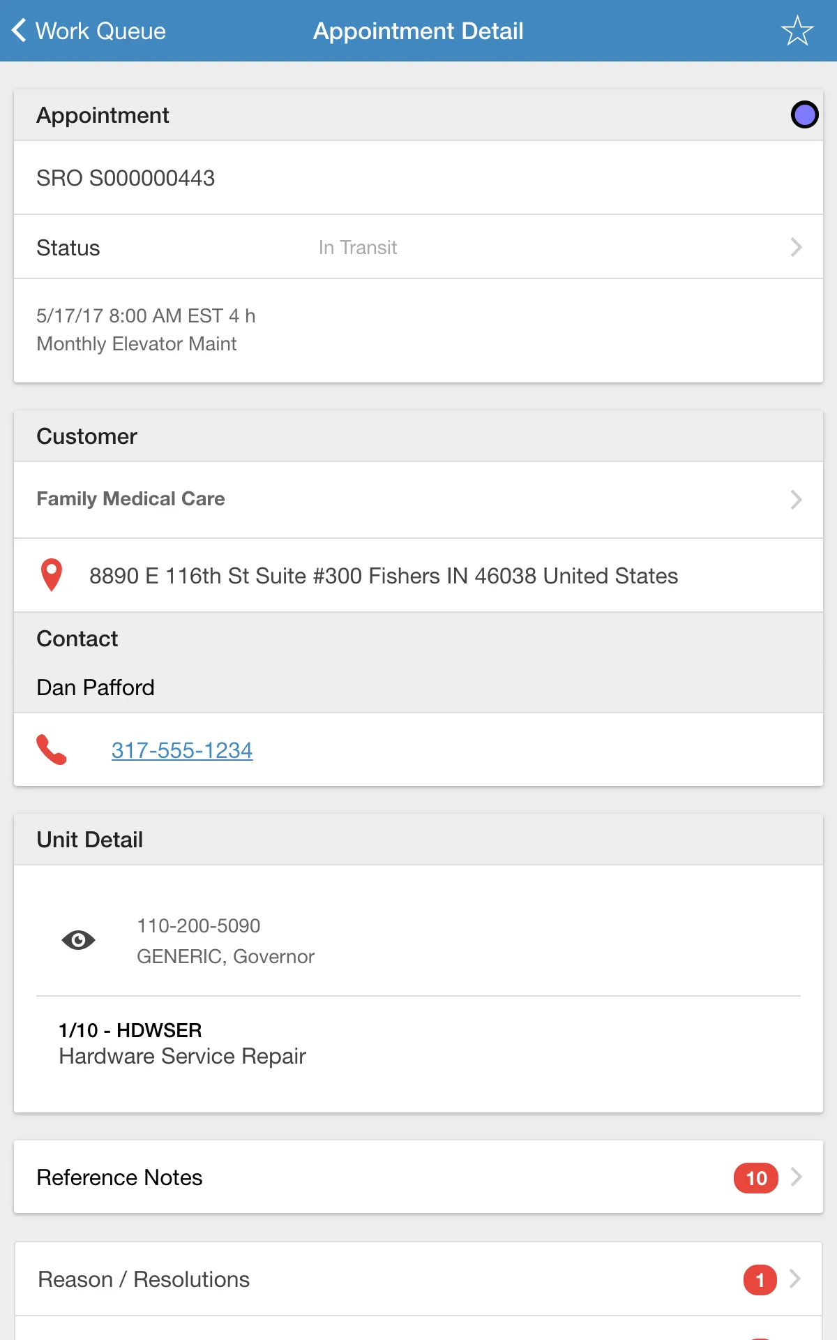 Infor Service Management | Indus Appstore | Screenshot