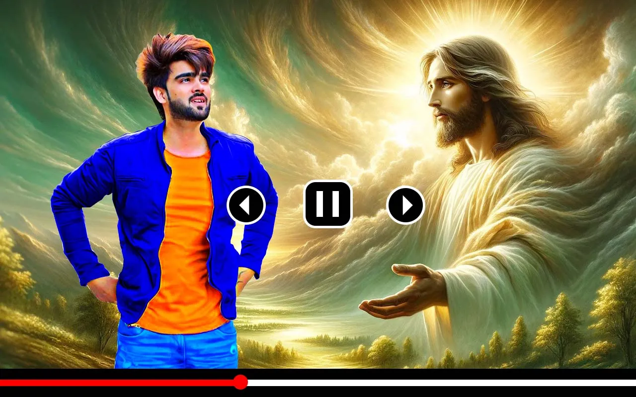 Jesus photo video maker songs | Indus Appstore | Screenshot