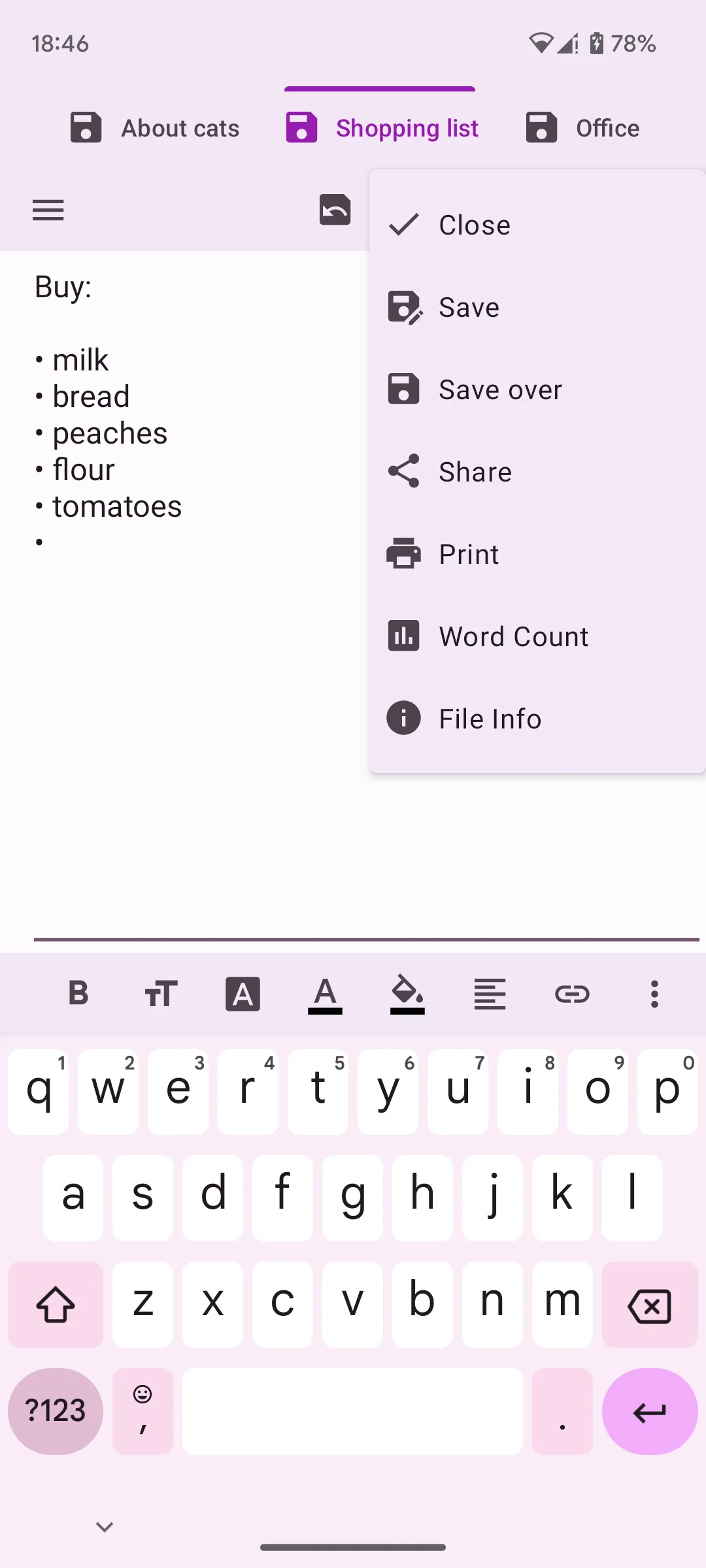 Text Editor | Indus Appstore | Screenshot