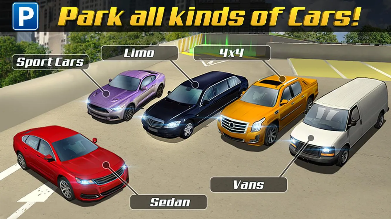 Multi Level 3 Car Parking Game | Indus Appstore | Screenshot