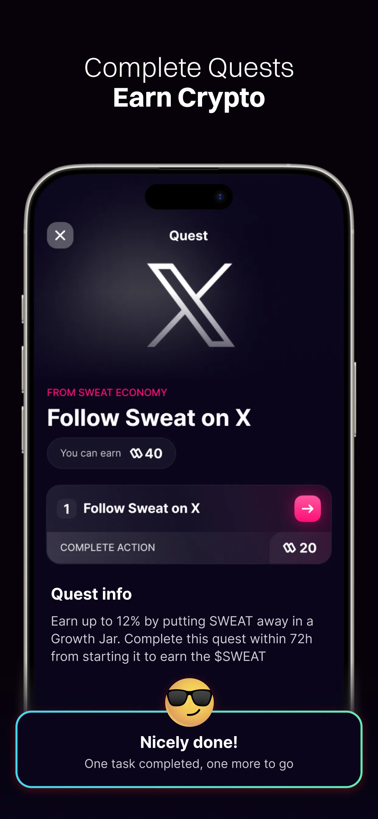 Sweat Wallet: Crypto & Rewards | Indus Appstore | Screenshot