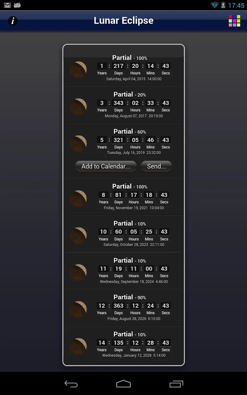 Lunar Eclipse Lite | Indus Appstore | Screenshot