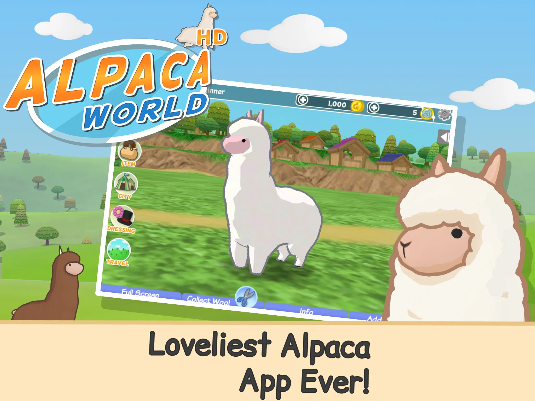 Alpaca World HD+ | Indus Appstore | Screenshot