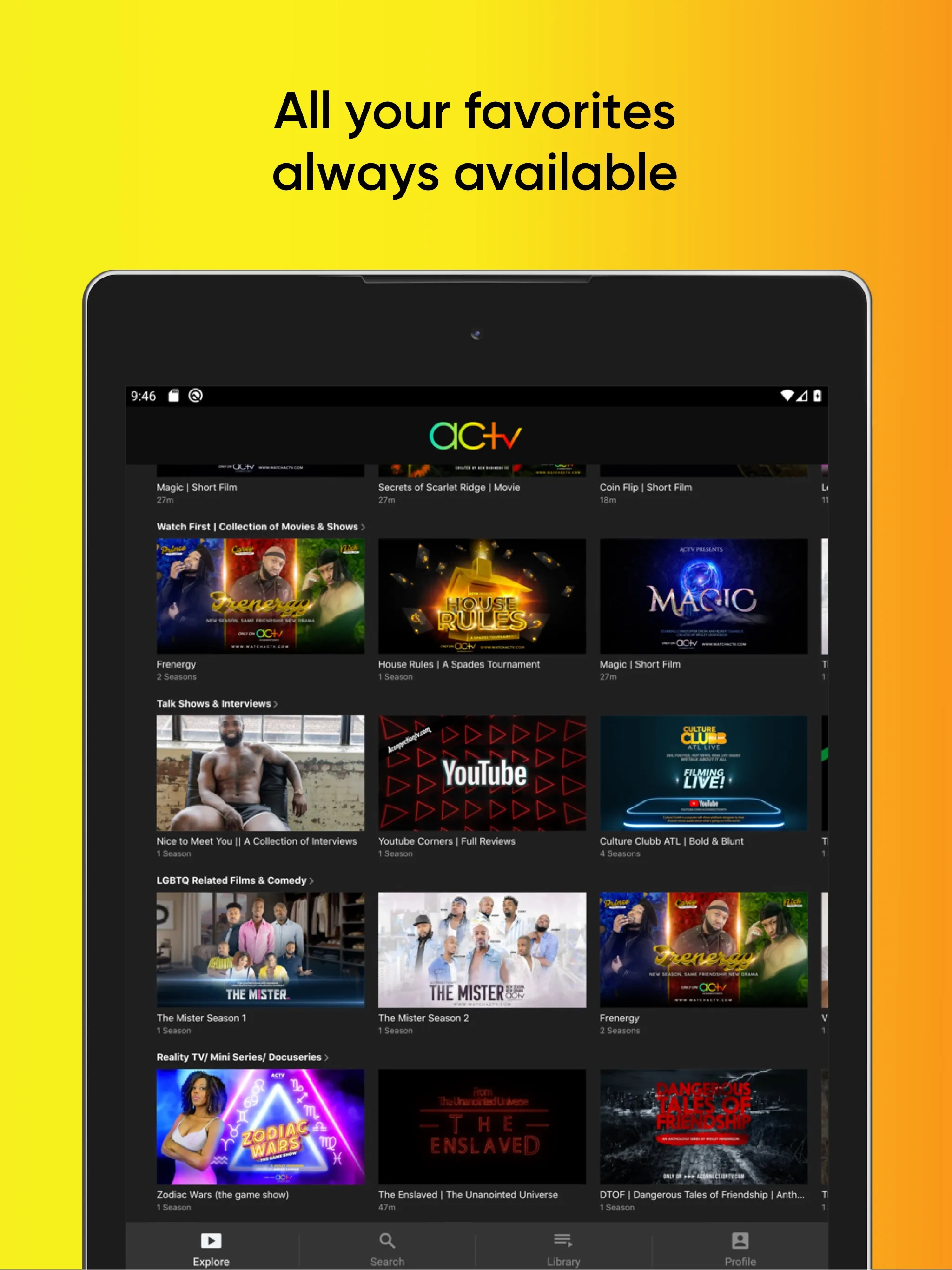 WatchACTV | Indus Appstore | Screenshot