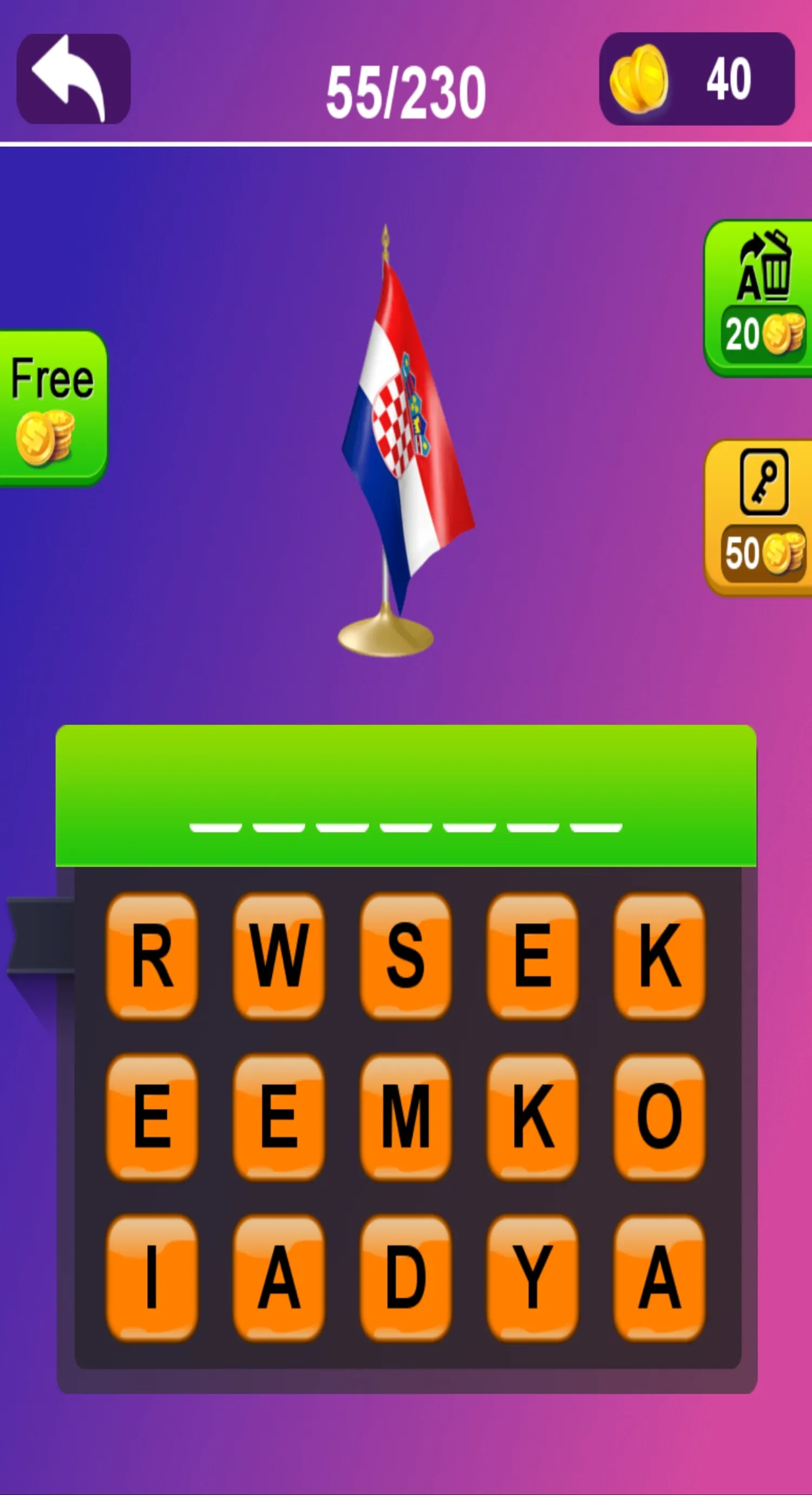 Kuis Bendera | Indus Appstore | Screenshot