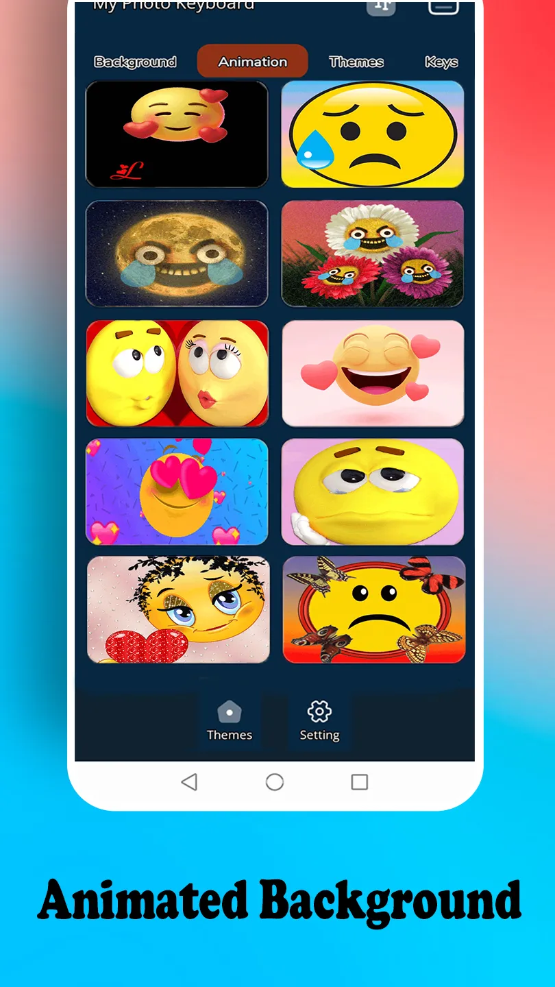 Animated Emoji Keyboard | Indus Appstore | Screenshot