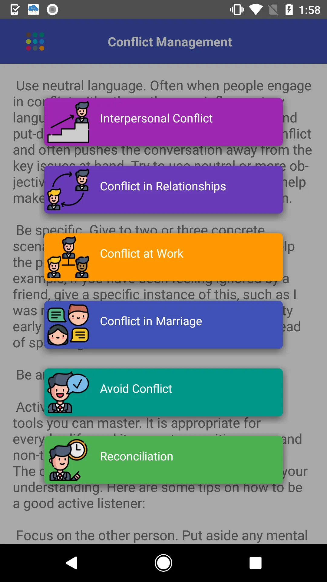 Conflict Management | Indus Appstore | Screenshot