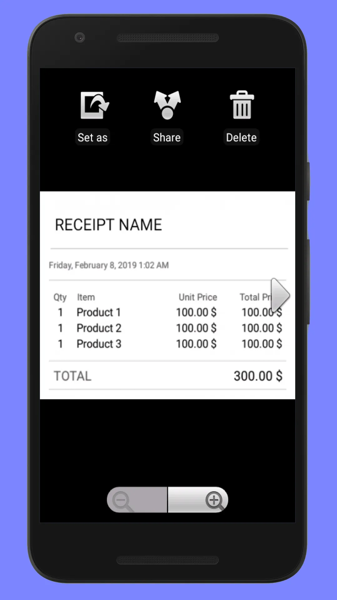 Receipt Generator | Indus Appstore | Screenshot