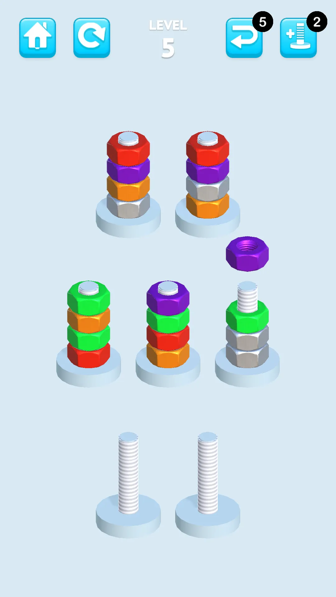 Nuts And Bolts Sort | Indus Appstore | Screenshot