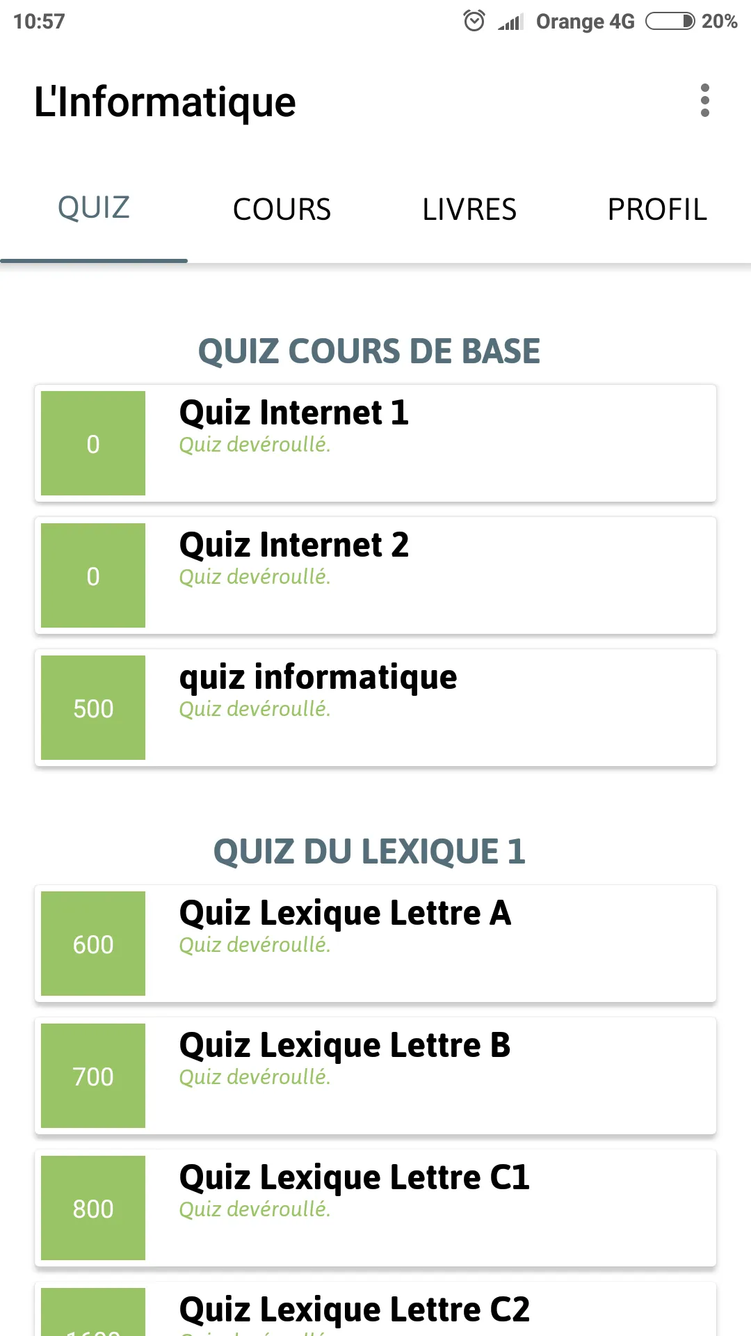 Apprendre: Informatique & Dev | Indus Appstore | Screenshot