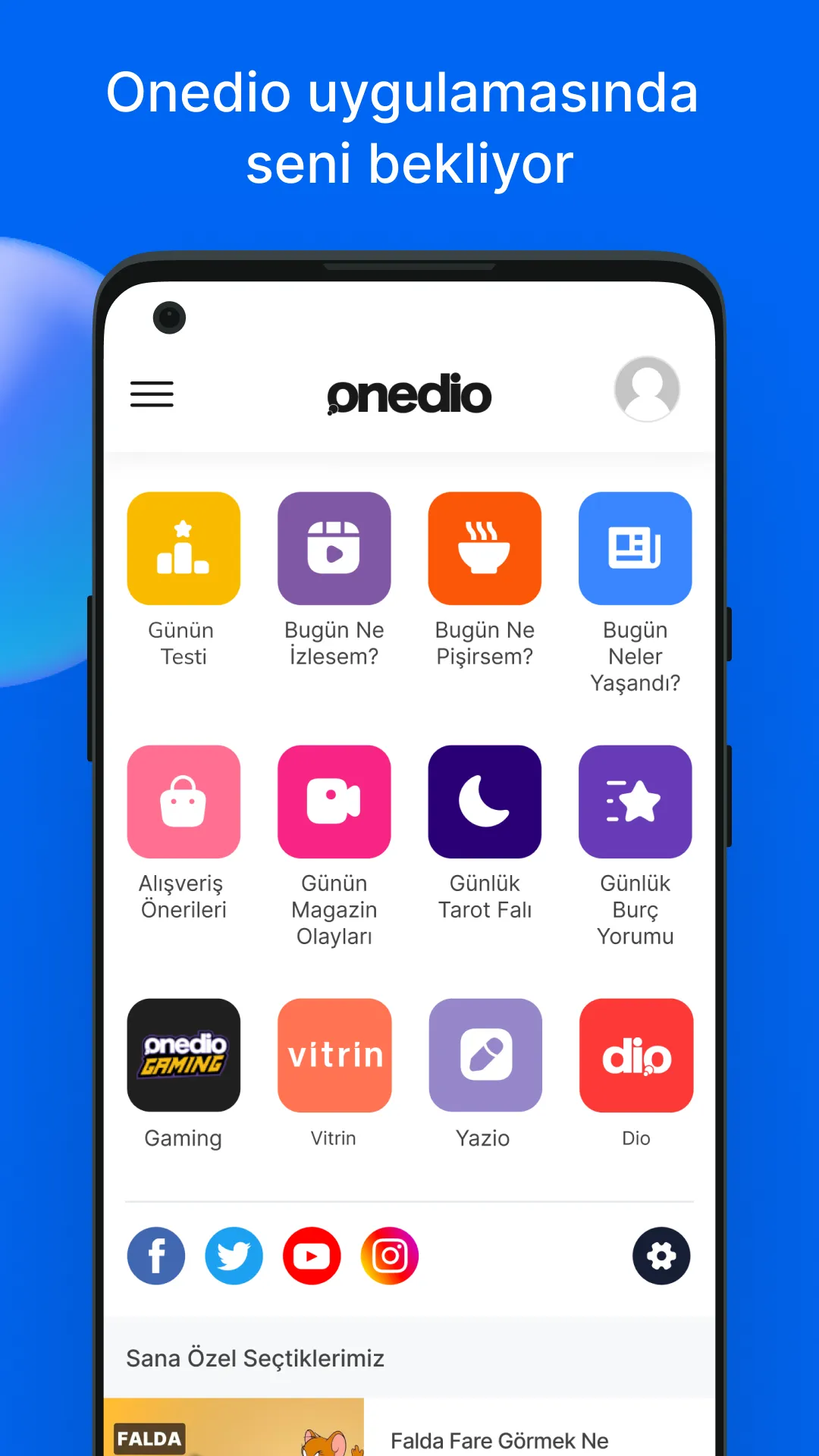 Onedio – Content, News, Test | Indus Appstore | Screenshot