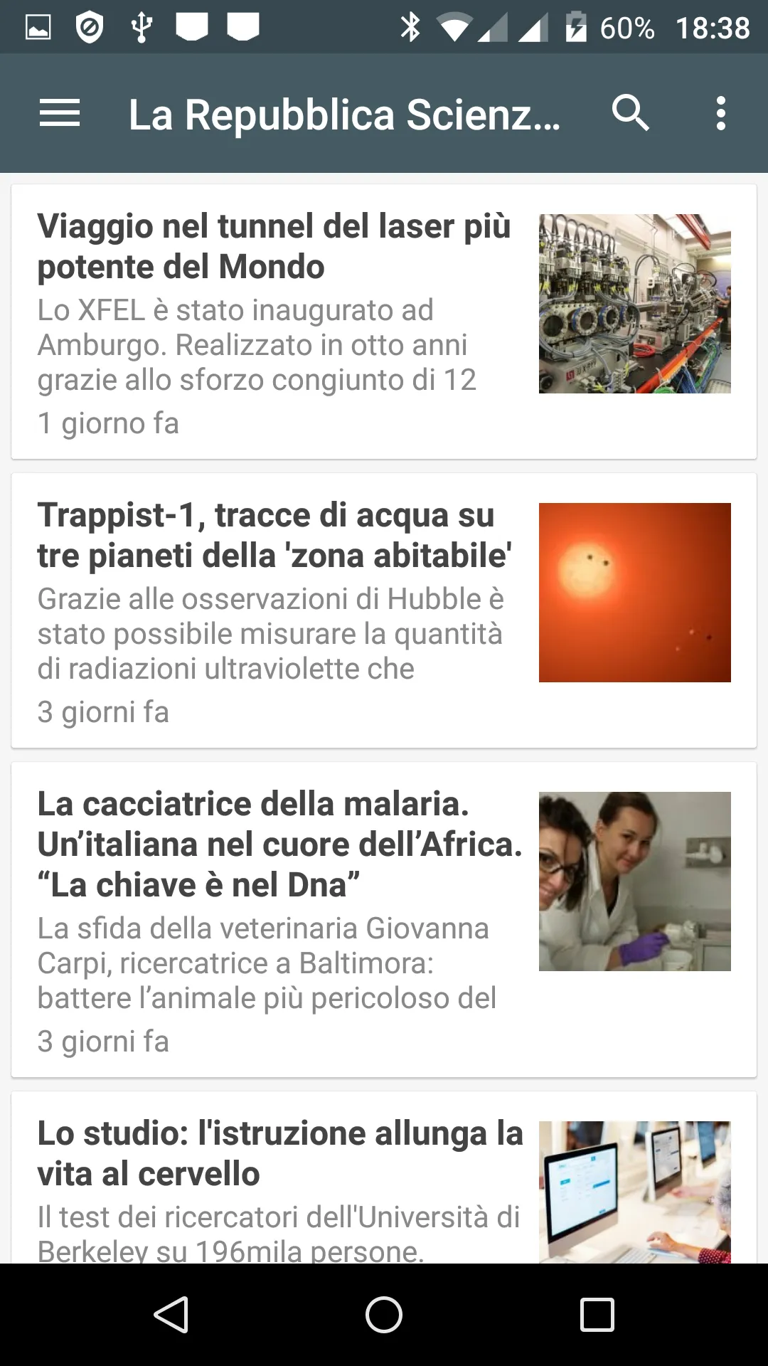 Scienze News | Indus Appstore | Screenshot