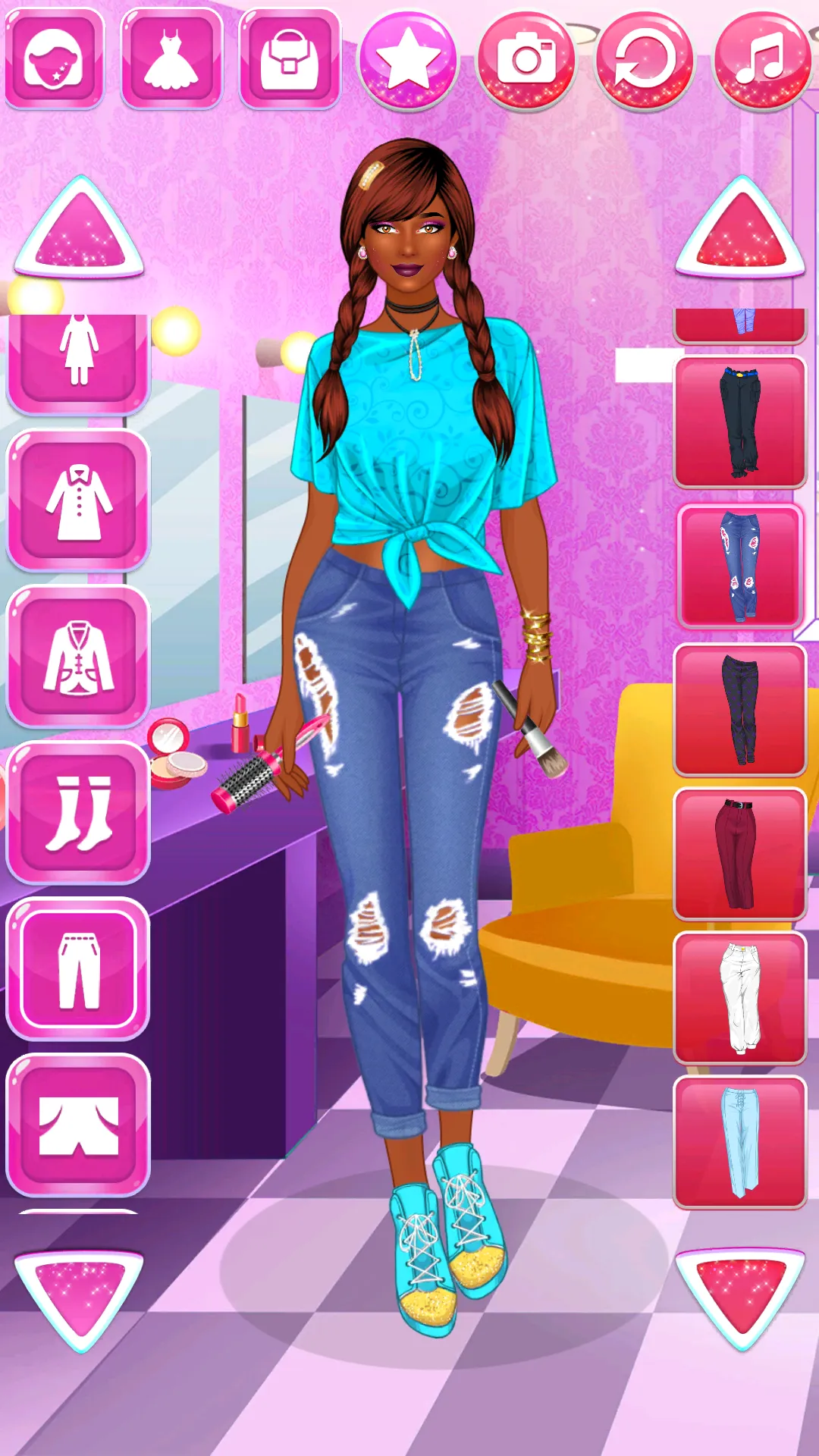 Fashion Star - Girl Dress Up | Indus Appstore | Screenshot