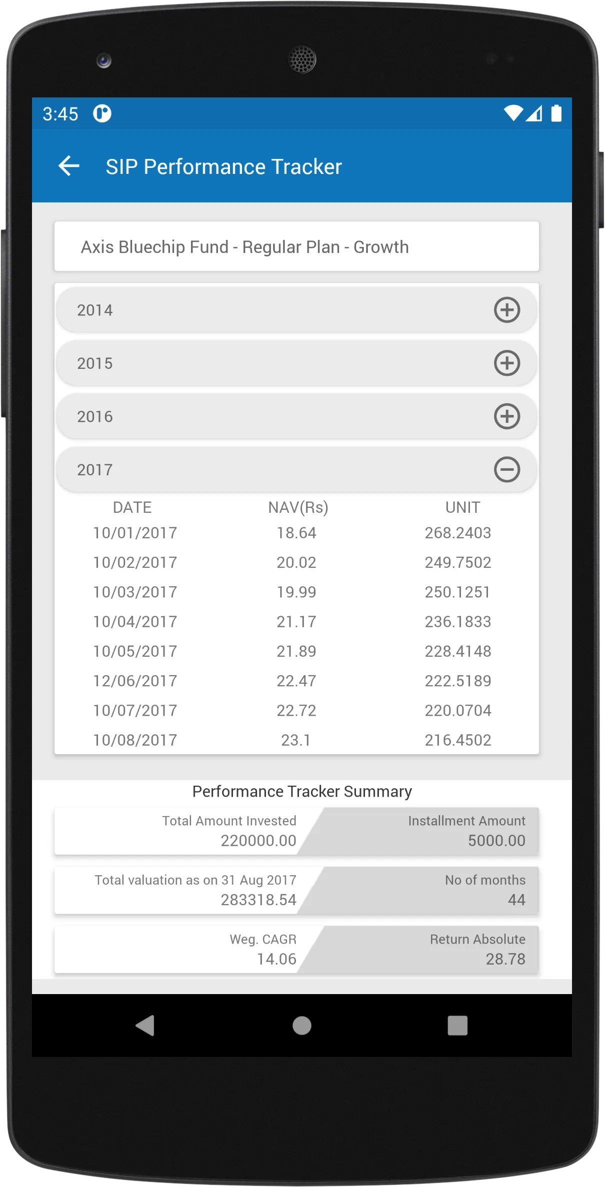 Vinayak Investments | Indus Appstore | Screenshot