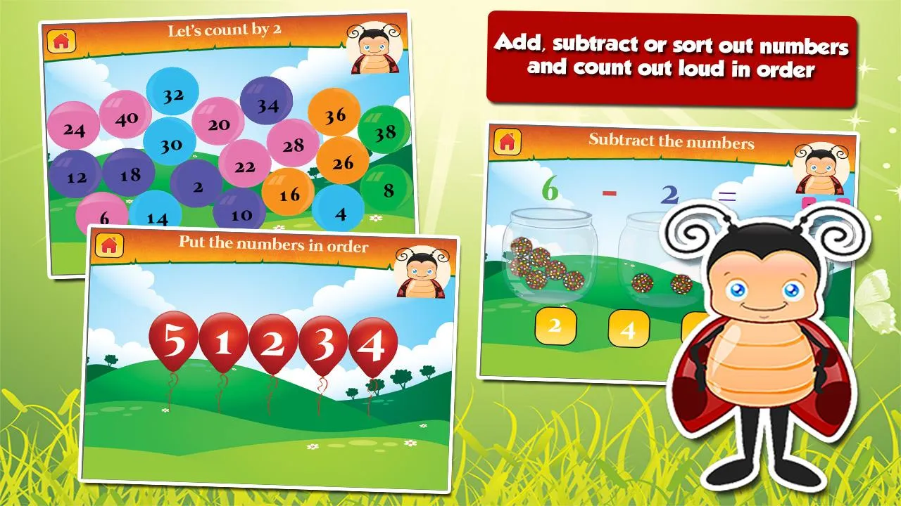 Grade 1 Learning Games: Bugs | Indus Appstore | Screenshot