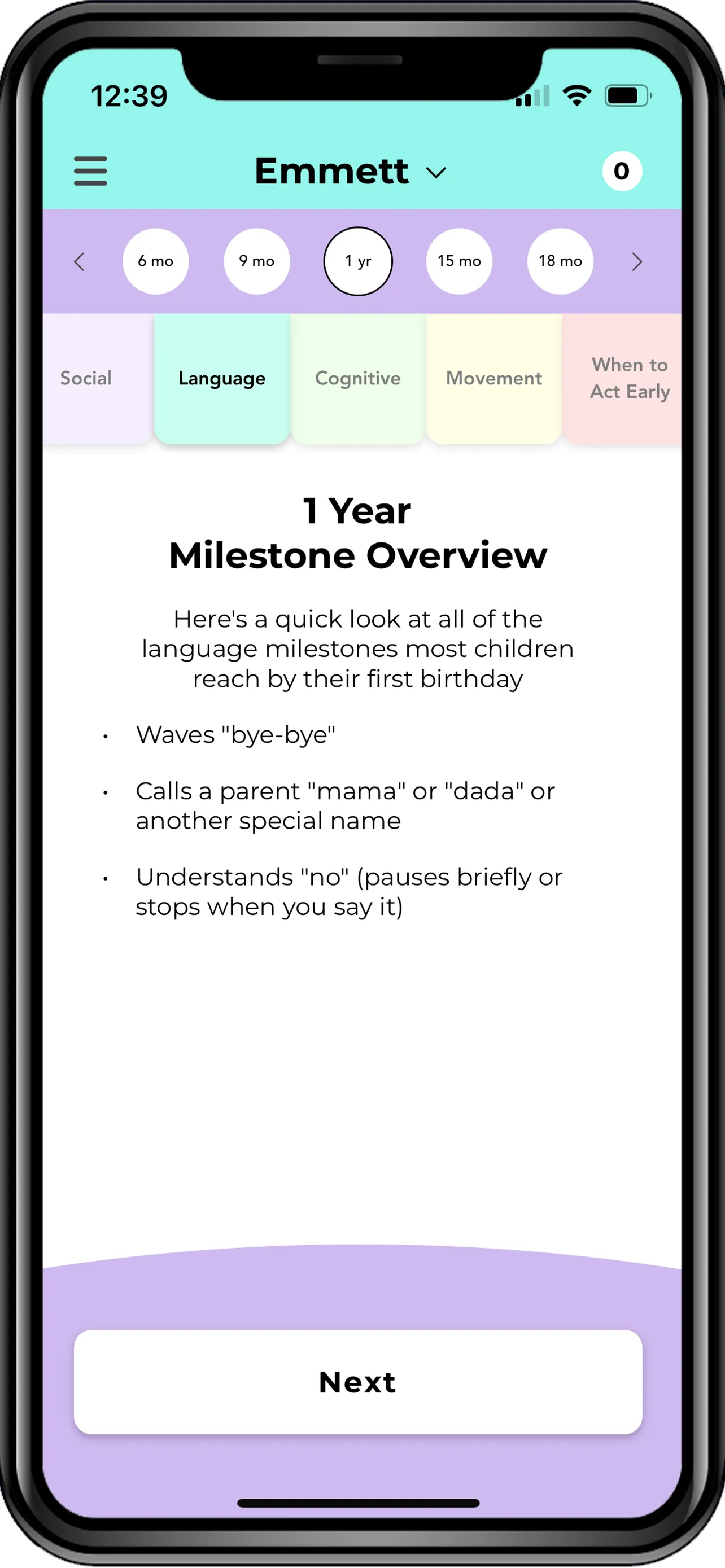 CDC Milestone Tracker | Indus Appstore | Screenshot