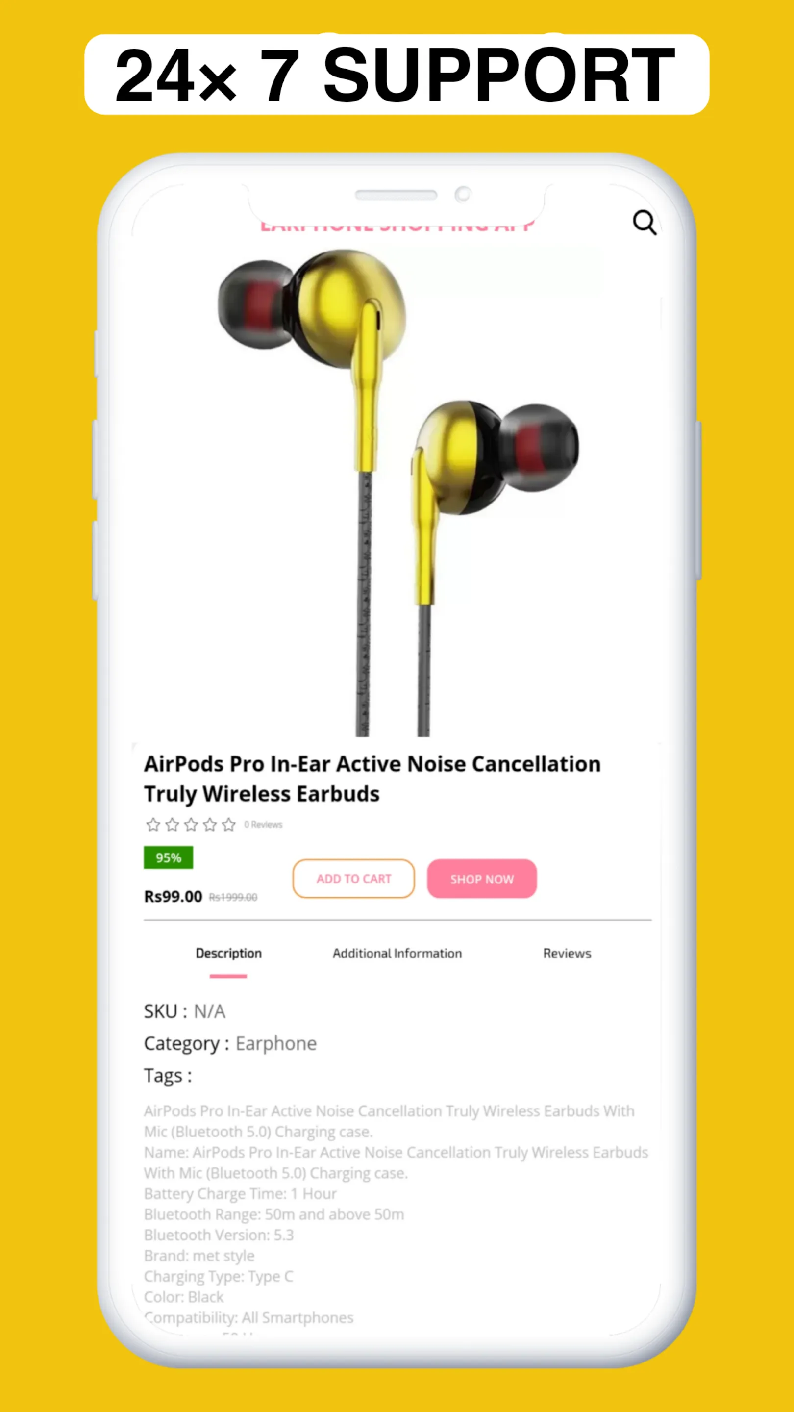 Earphone Online Shopping App | Indus Appstore | Screenshot