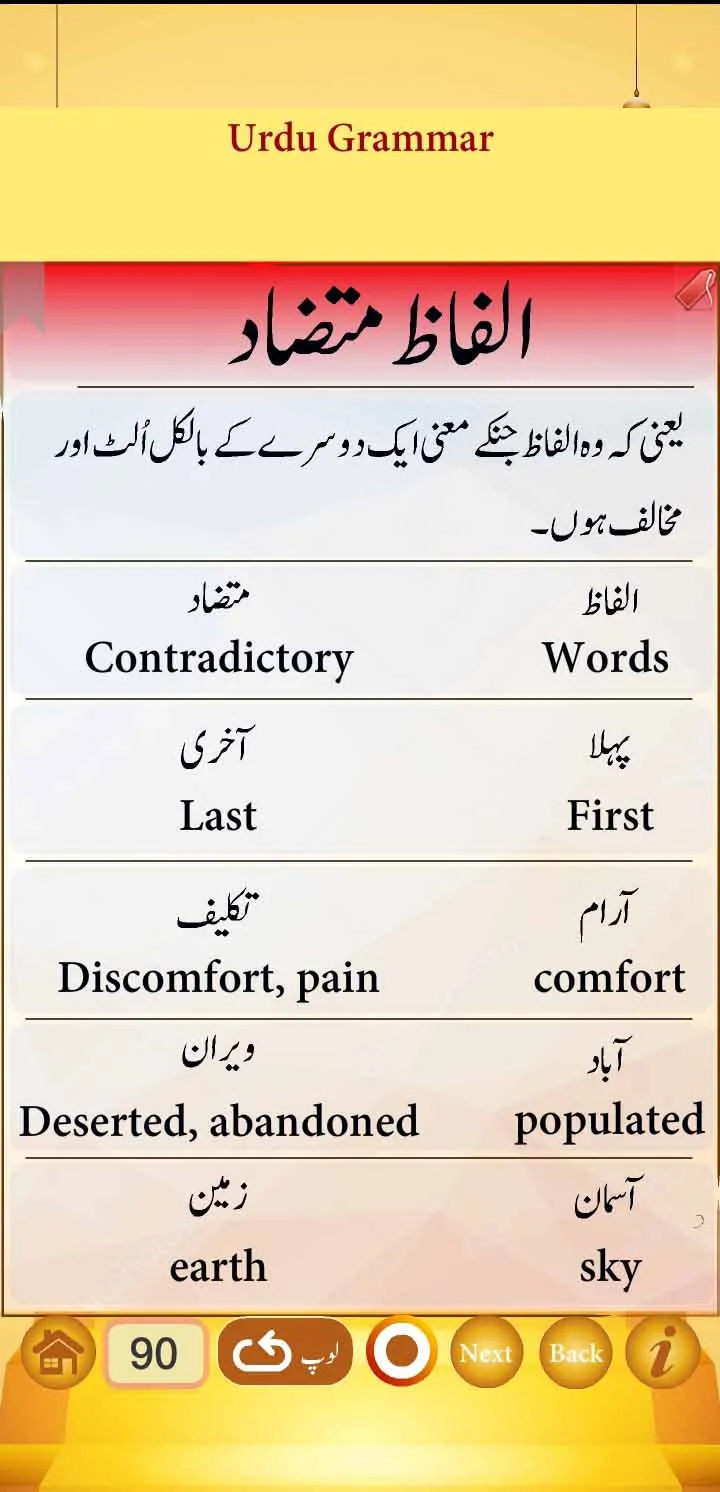 Urdu Qaida Part 4 (Grammar) | Indus Appstore | Screenshot